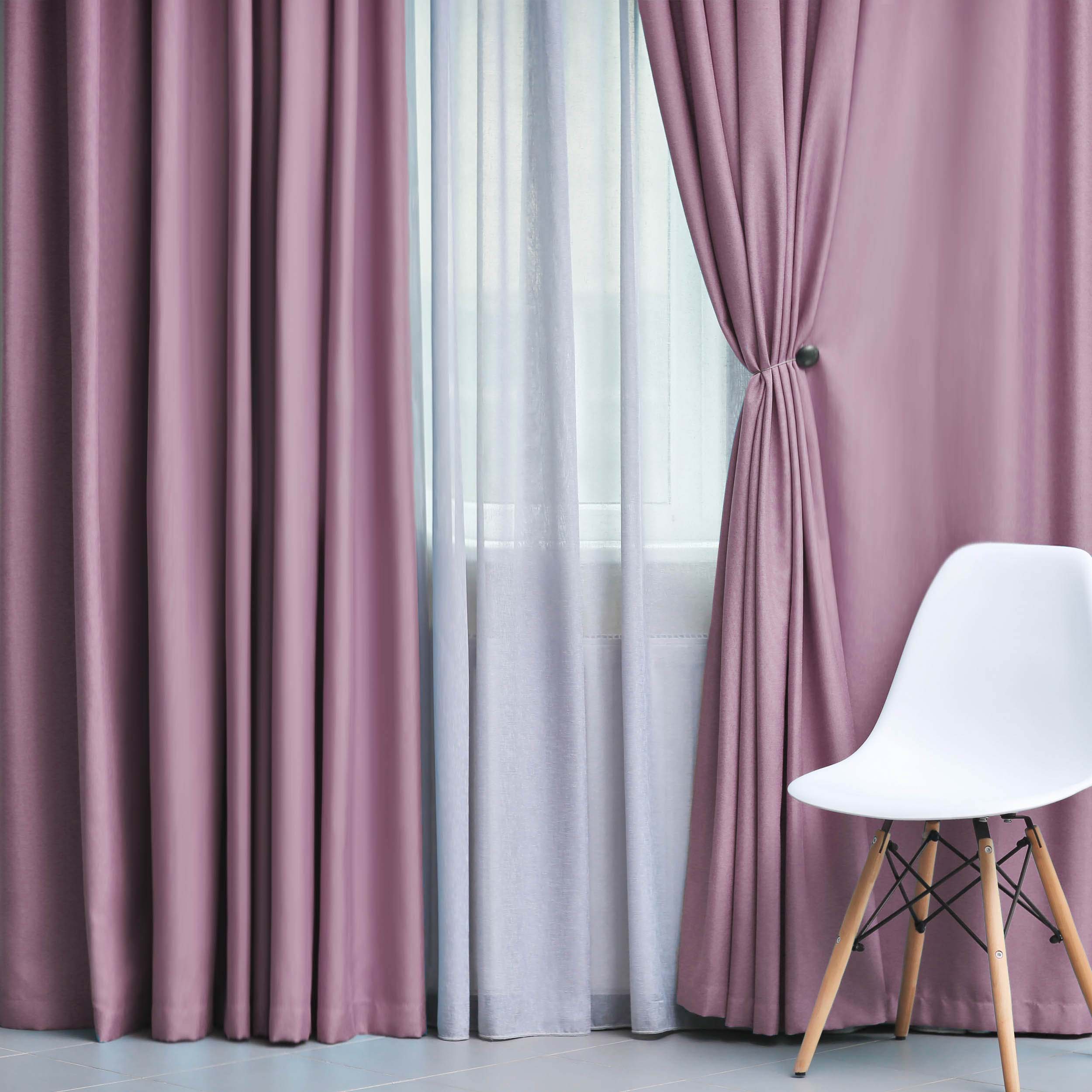 Solid Classic Modern Grommet Blackout Curtain Set - Omnigoodsstore