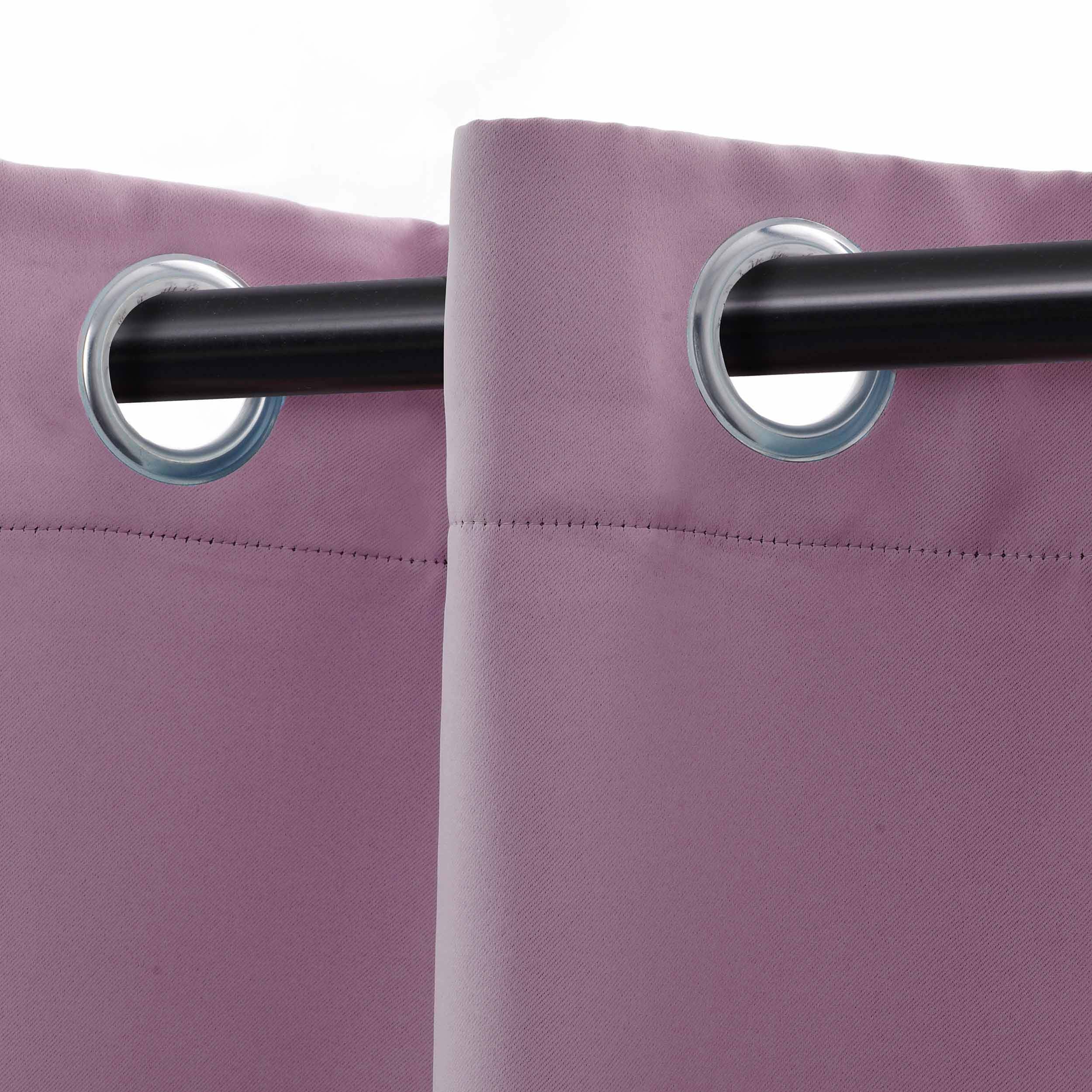 Solid Classic Modern Grommet Blackout Curtain Set - Omnigoodsstore