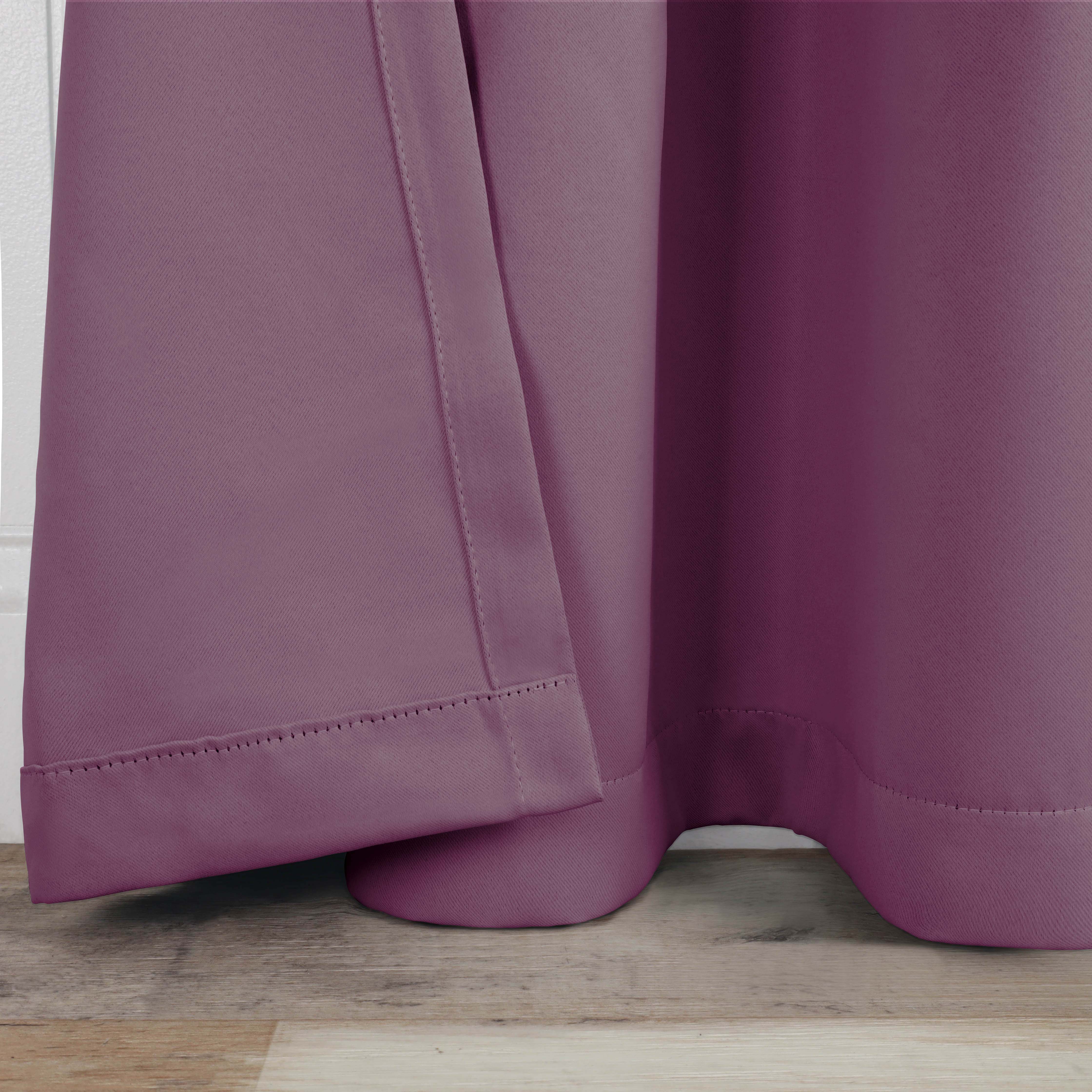 Solid Classic Modern Rod Pocket Blackout Curtain Set - Omnigoodsstore