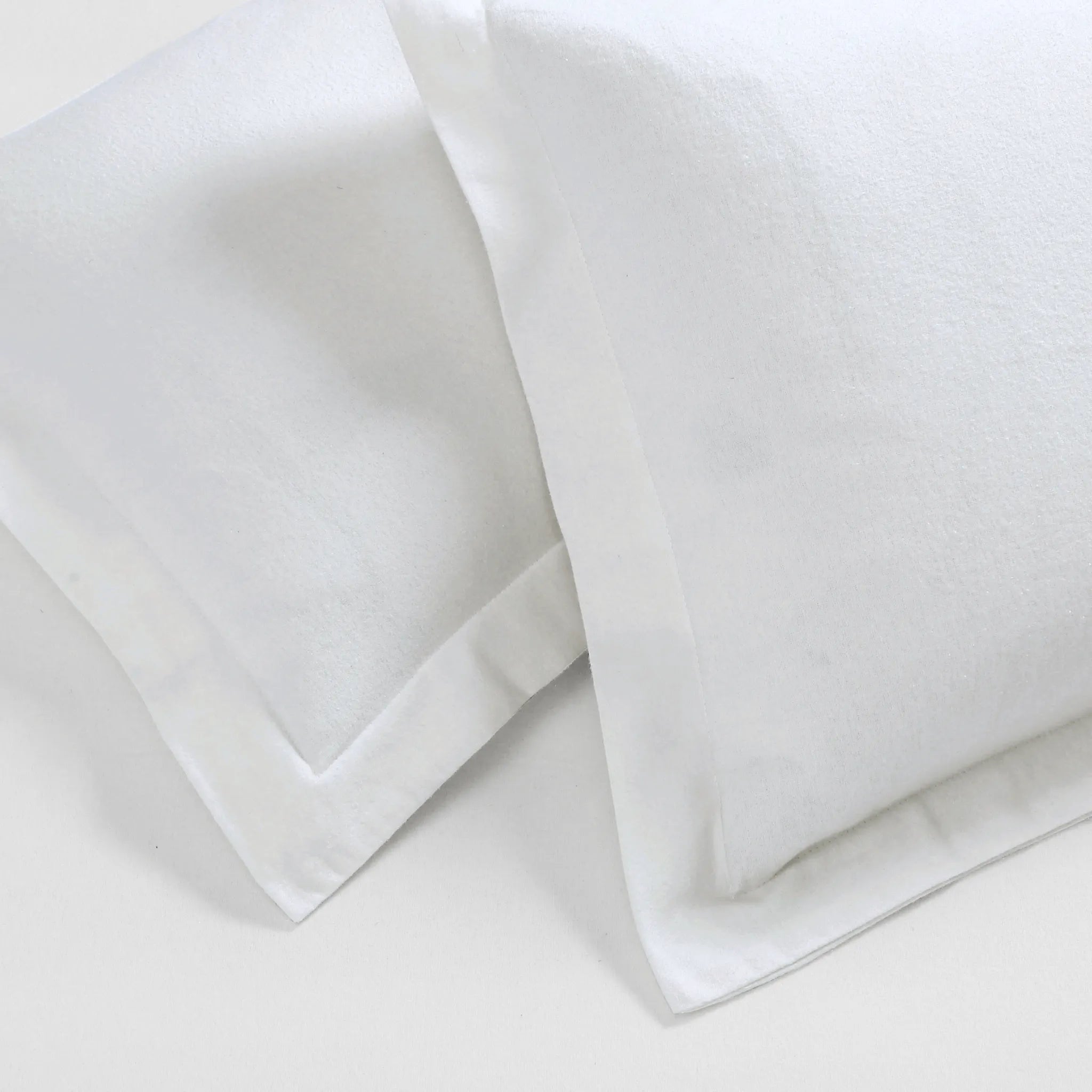 Solid Cotton Flannel Duvet Cover Set