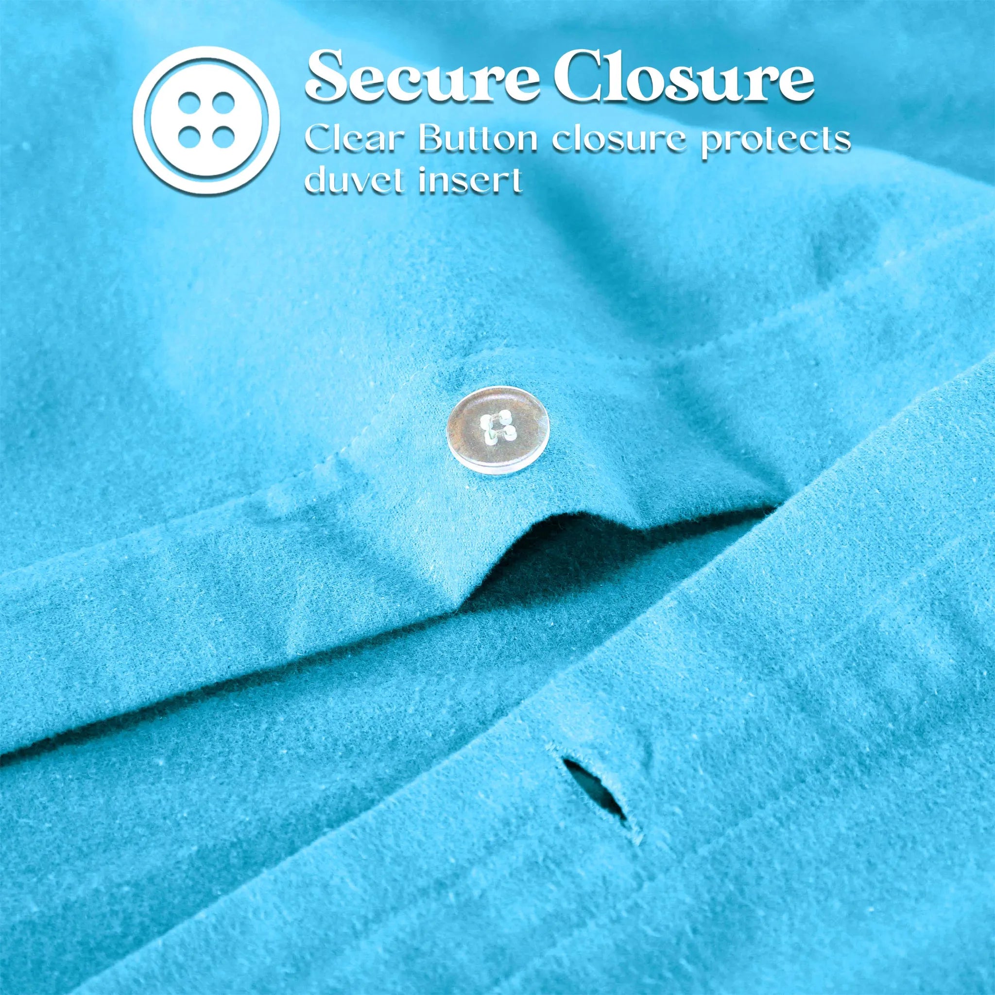 Solid Cotton Flannel Duvet Cover Set