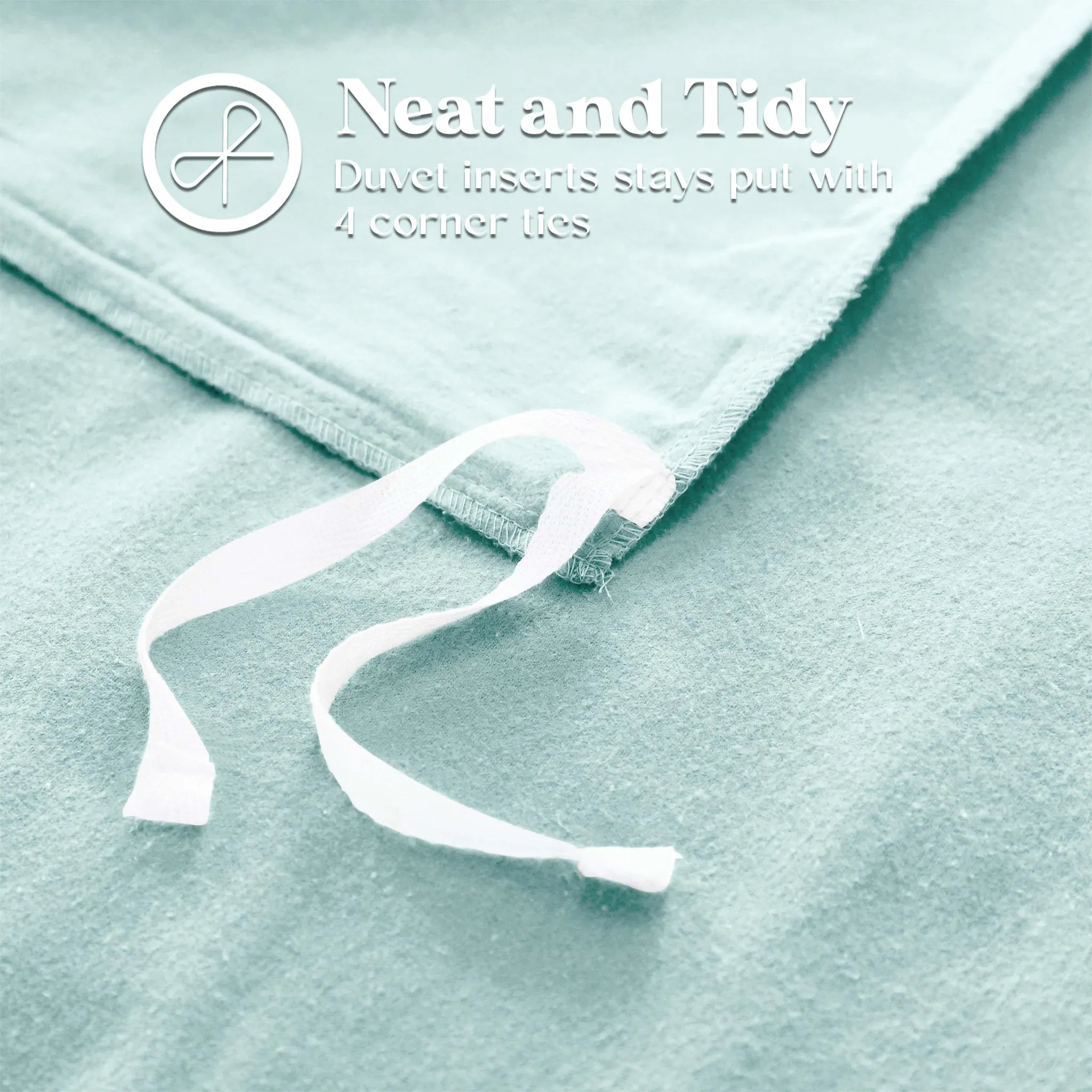 Solid Cotton Flannel Duvet Cover Set