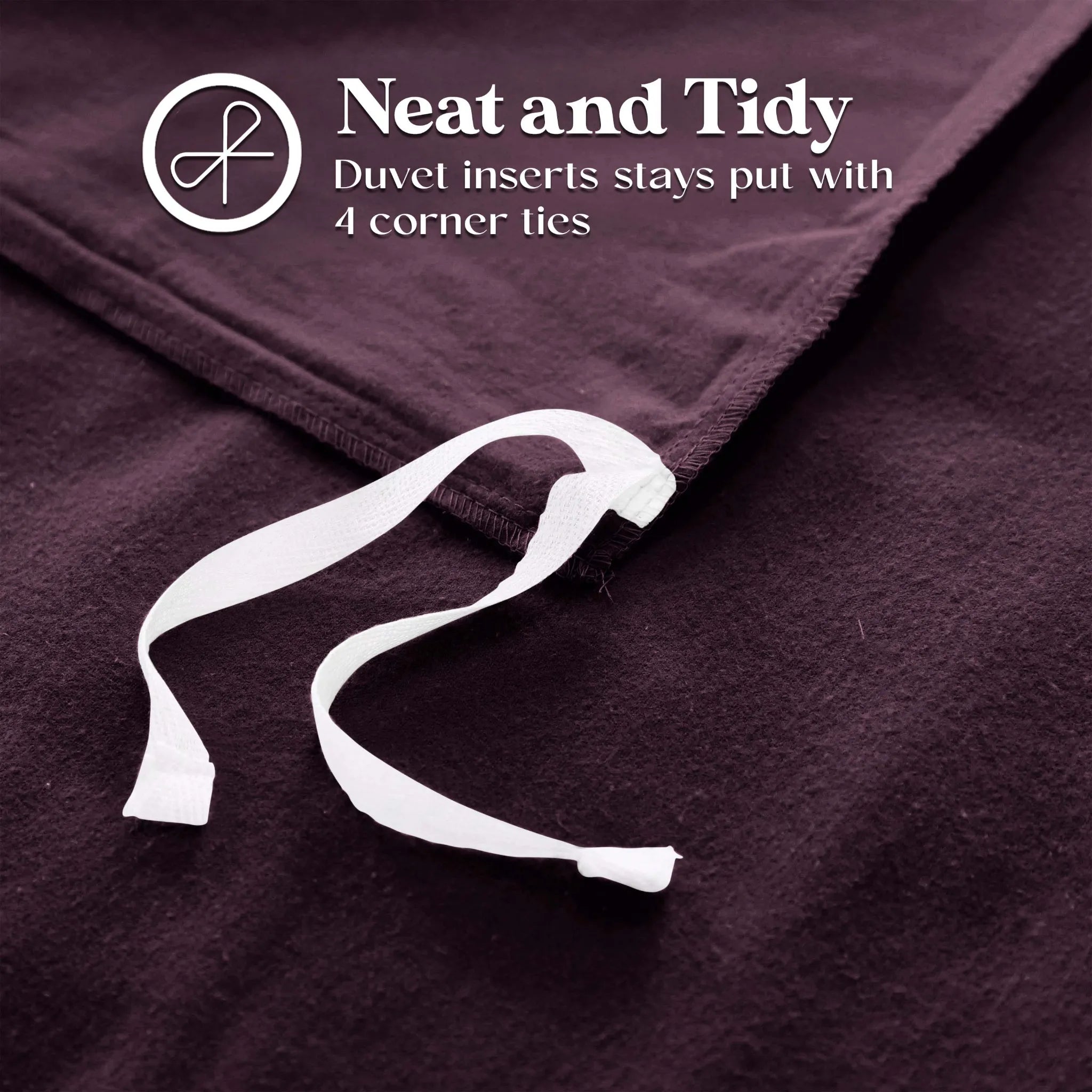 Solid Cotton Flannel Duvet Cover Set