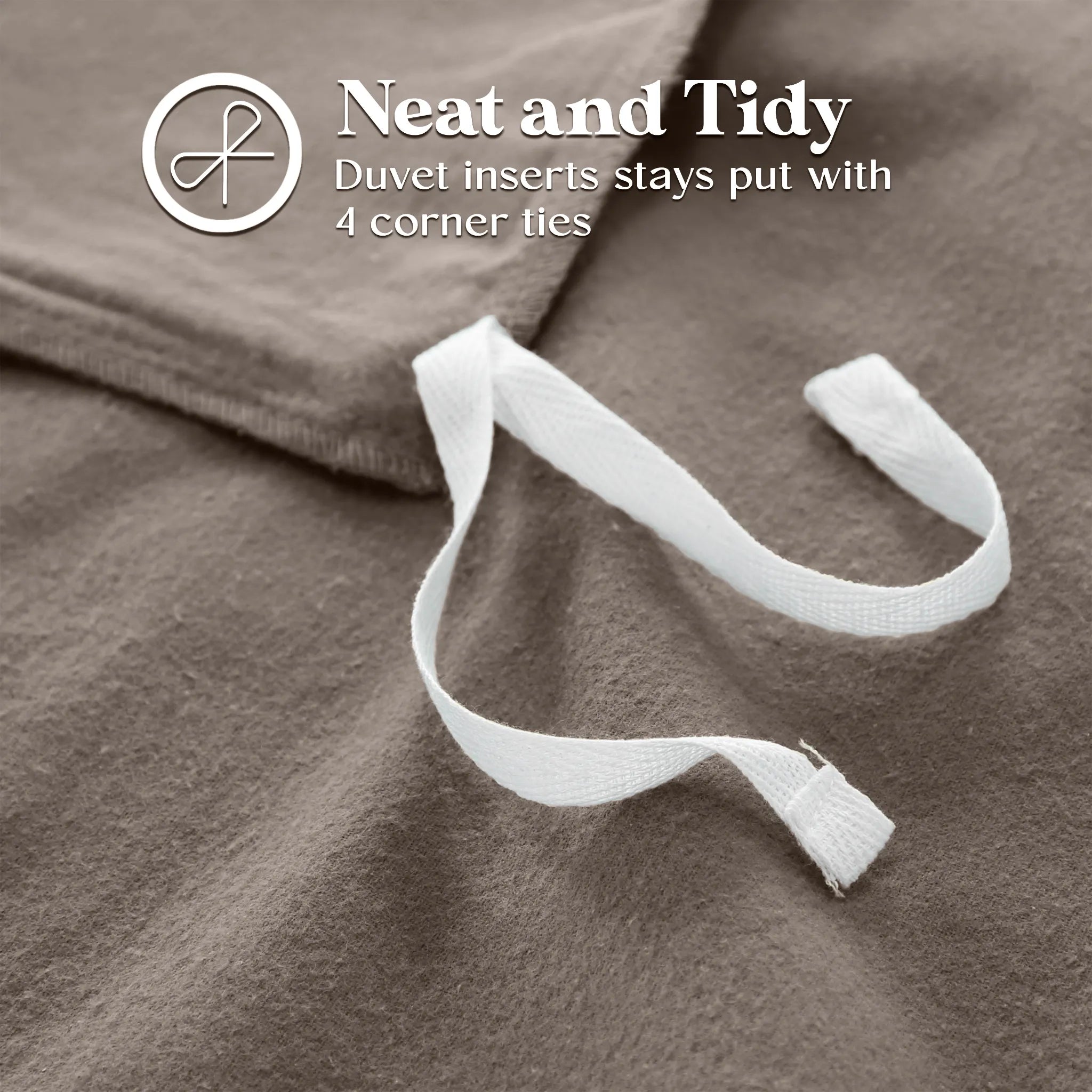 Solid Cotton Flannel Duvet Cover Set