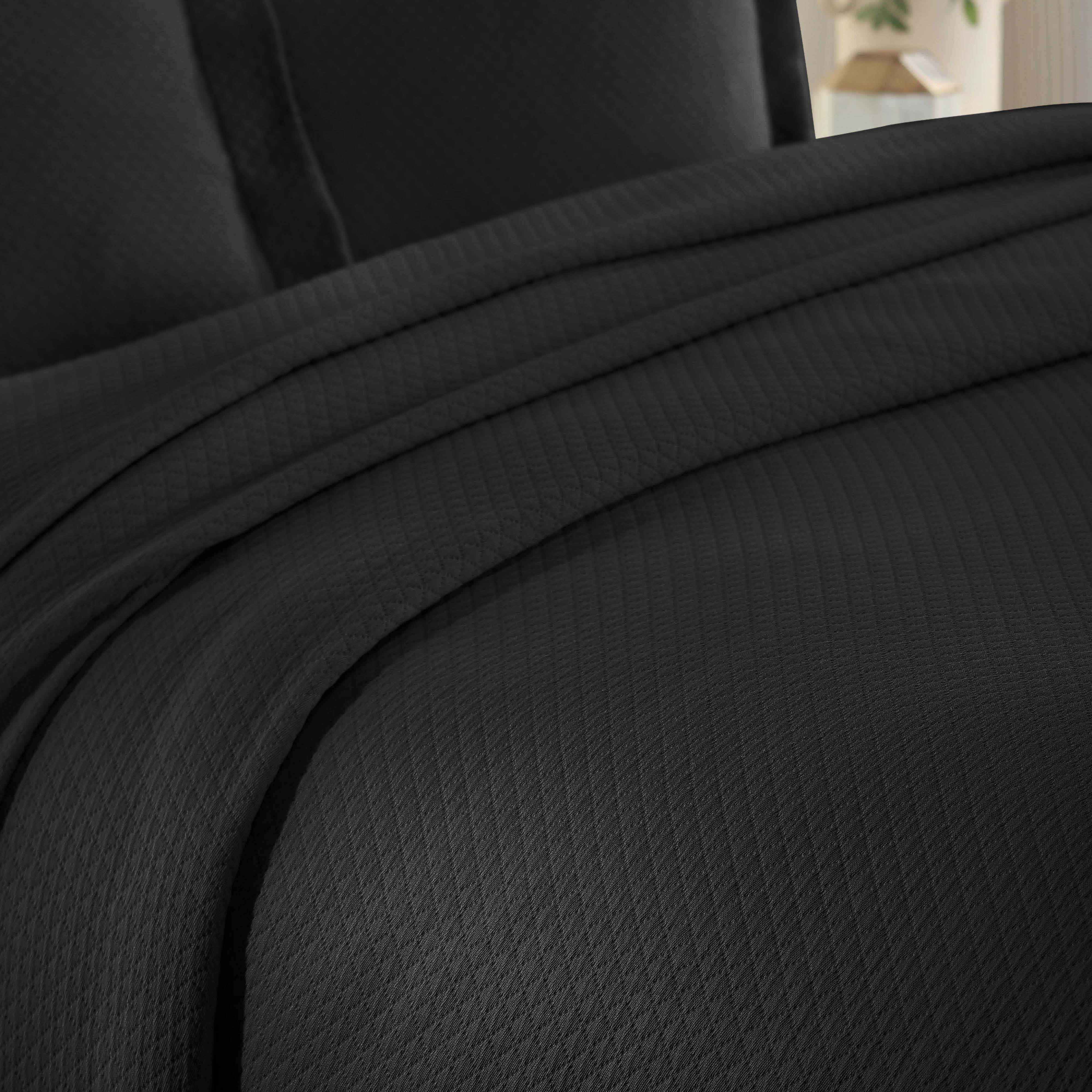 Jacquard Matelassé Cotton Diamond Solitaire Bedspread Set - Omnigoodsstore