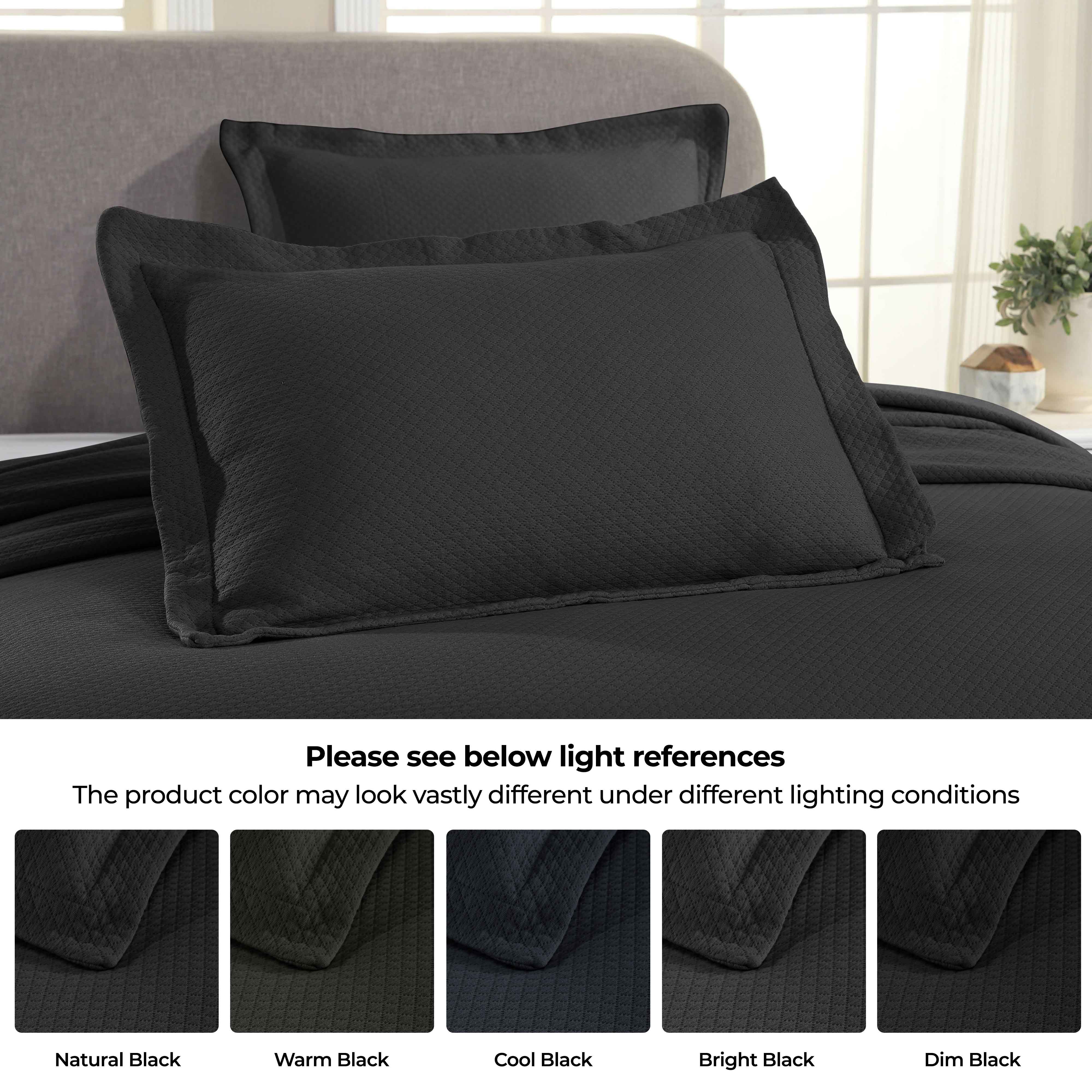 Jacquard Matelassé Cotton Diamond Solitaire Bedspread Set - Omnigoodsstore