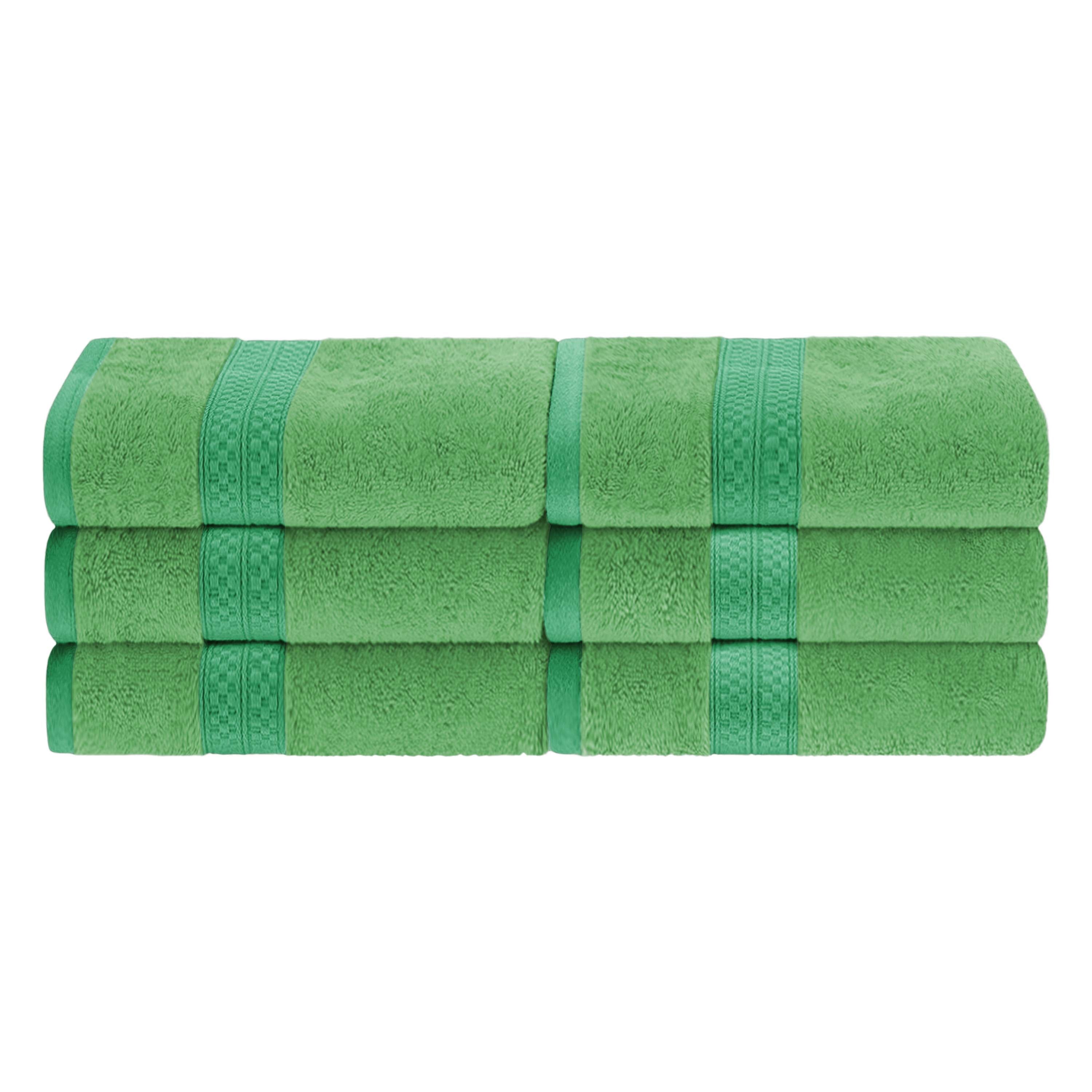 Rayon from Bamboo Blend Solid 6 Piece Hand Towel Set - Omnigoodsstore