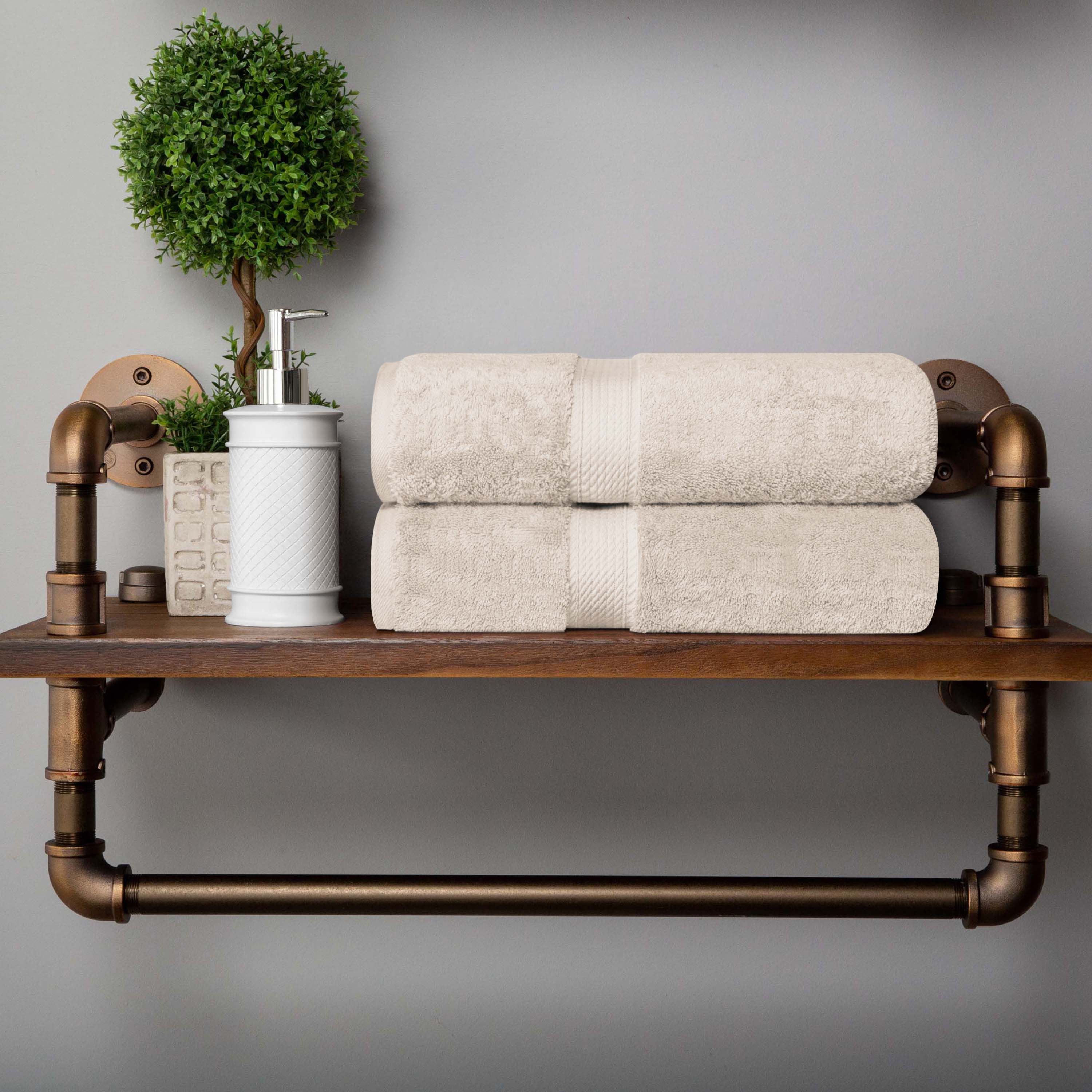 Madison Egyptian Cotton Pile 2 Piece Bath Towel Set - Omnigoodsstore