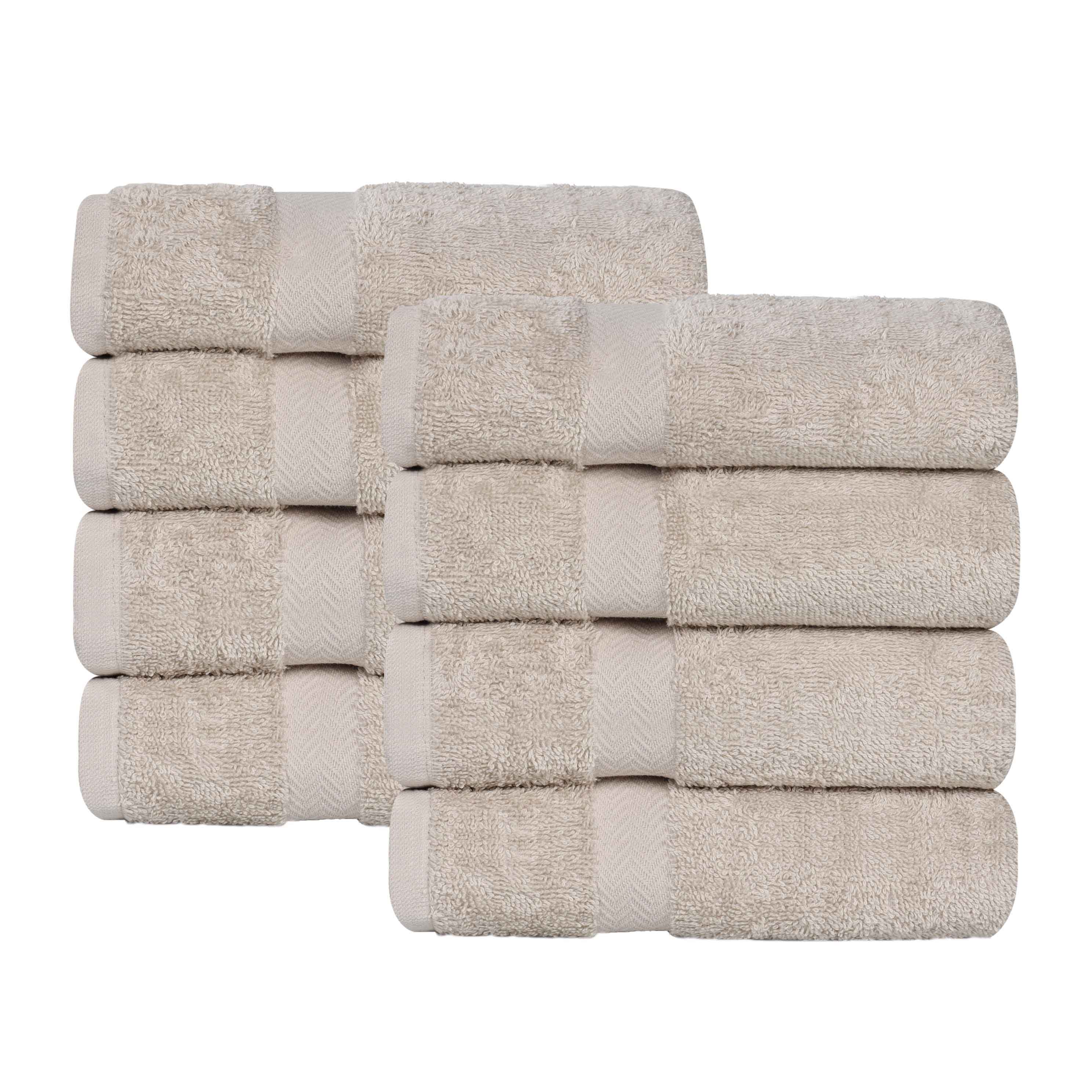 Franklin Cotton Eco Friendly 8 Piece Hand Towel Set - Omnigoodsstore