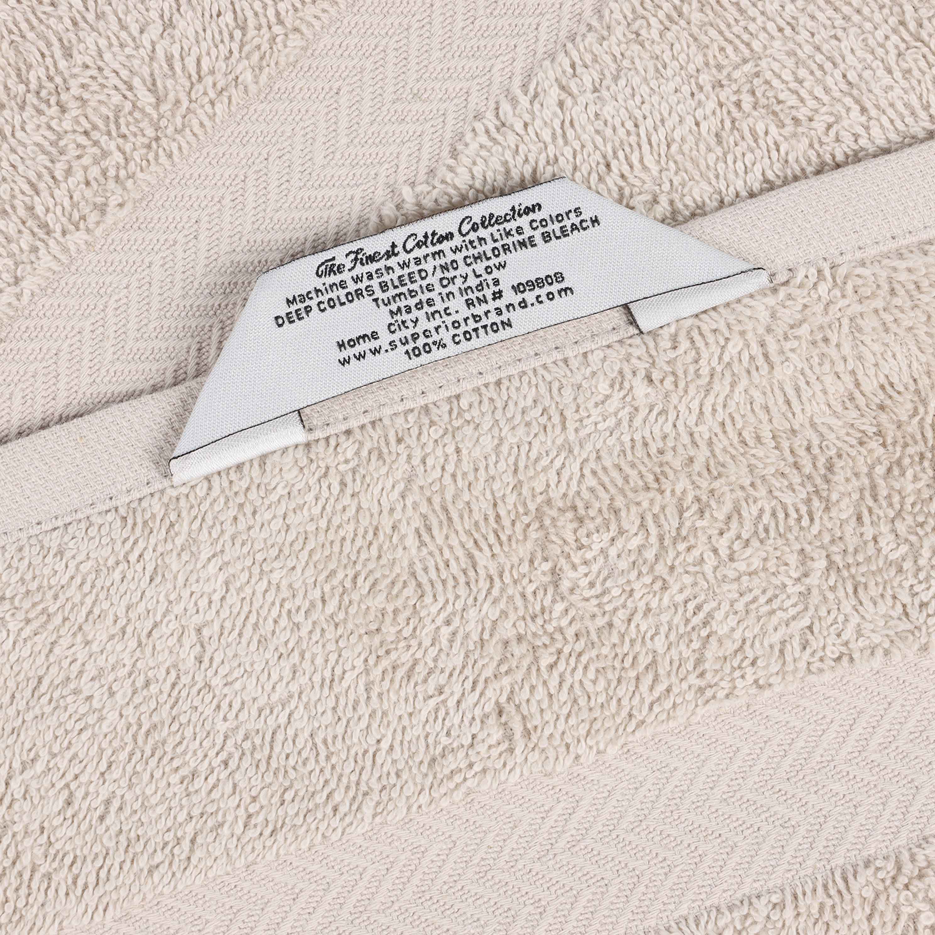 Franklin Cotton Eco Friendly 8 Piece Hand Towel Set - Omnigoodsstore