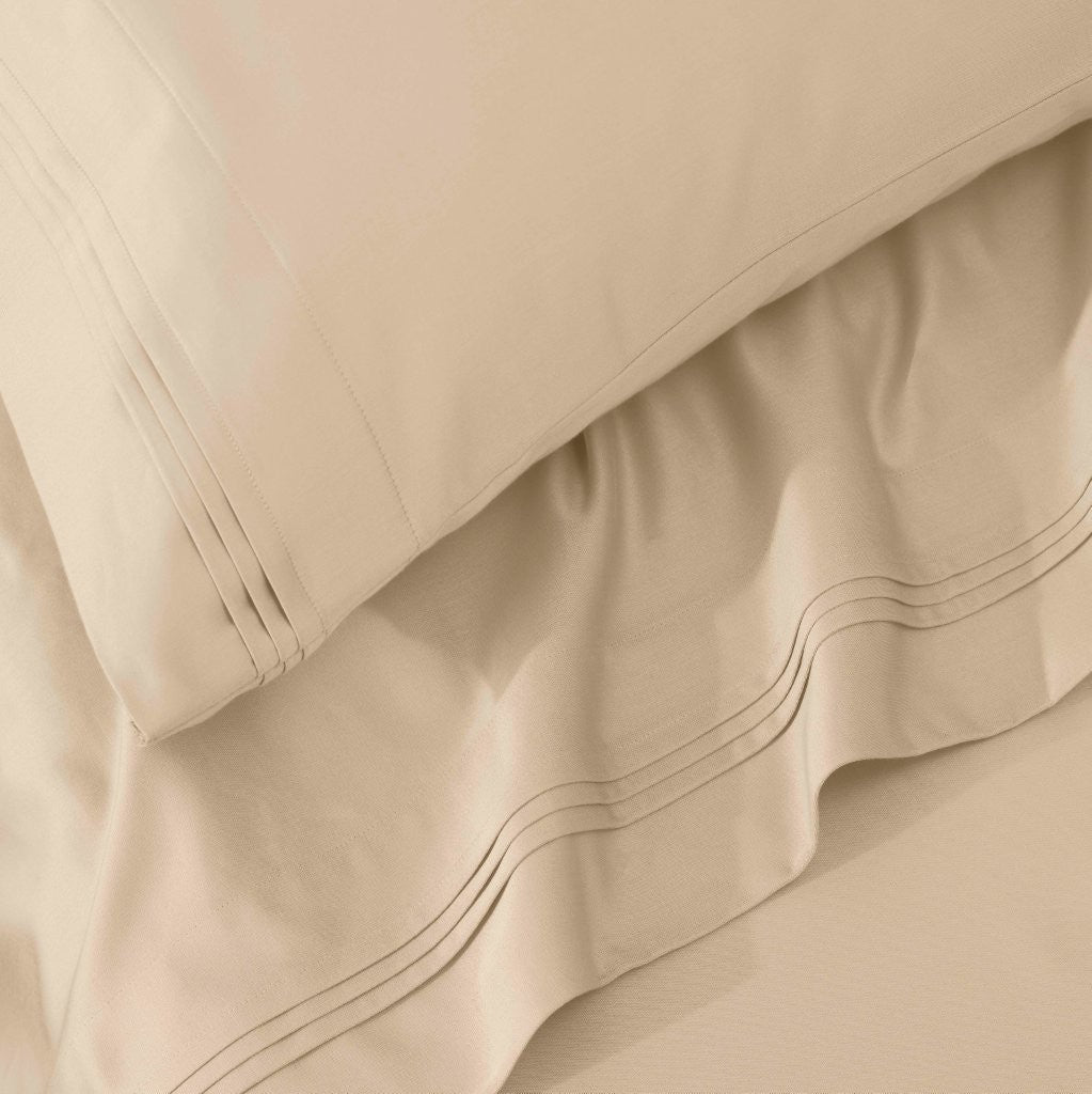 1000 Thread Count Egyptian Cotton Bed Sheet Set Olympic Queen - Omnigoodsstore