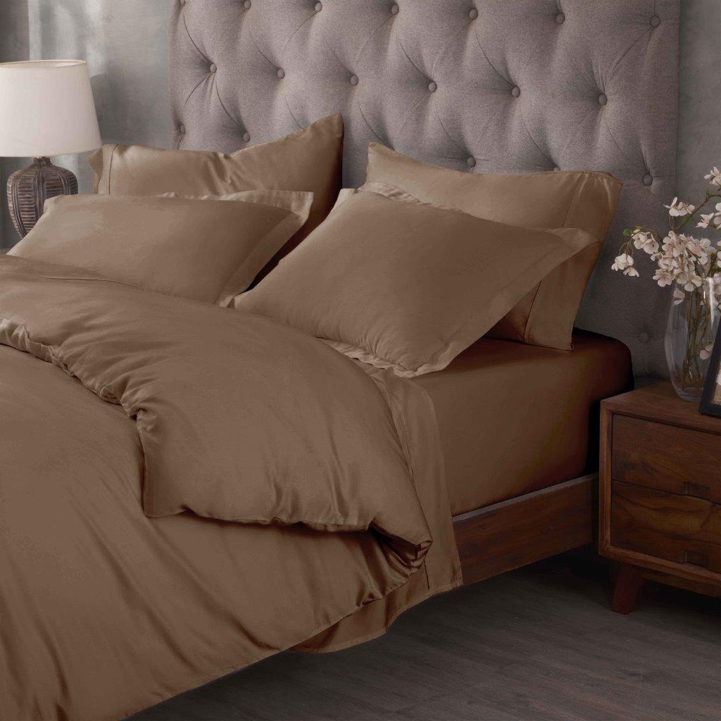 Egyptian Cotton 400 Thread Count Solid Duvet Cover Set - Omnigoodsstore