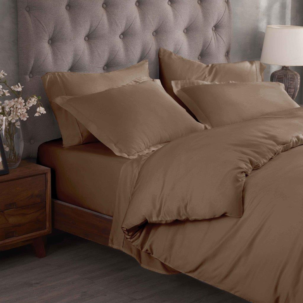 Egyptian Cotton 300 Thread Count Solid Duvet Cover Set - Omnigoodsstore