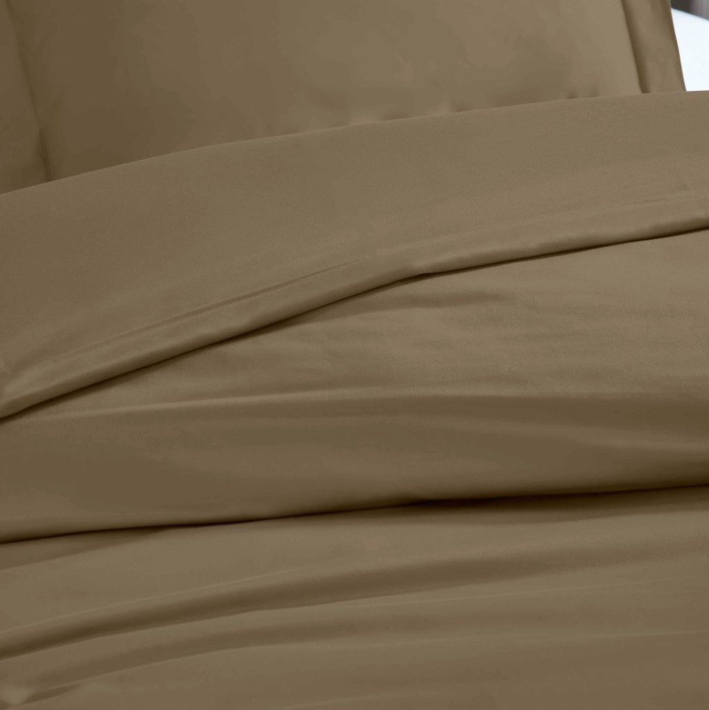 1200 Thread Count Egyptian Solid Cotton Duvet Cover Set - Omnigoodsstore