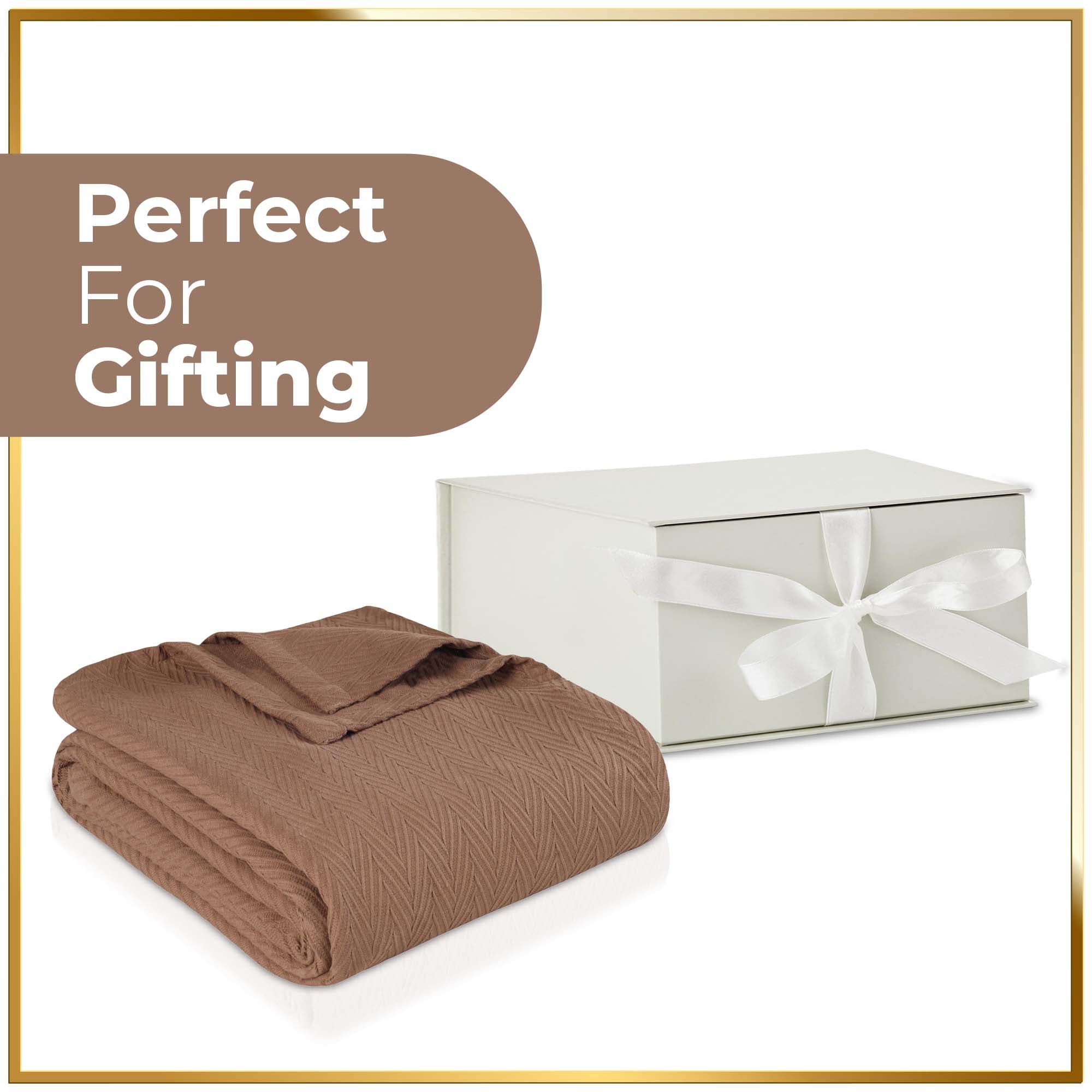 All-Season Chevron Cotton Bed Blanket & Sofa Throw - Omnigoodsstore