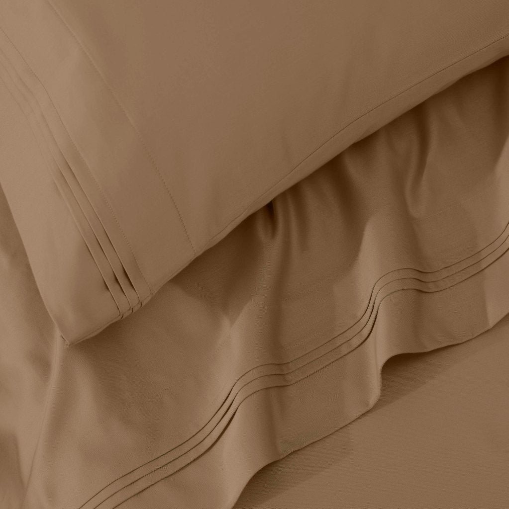 1000 Thread Count Egyptian Cotton Bed Sheet Set Olympic Queen - Omnigoodsstore