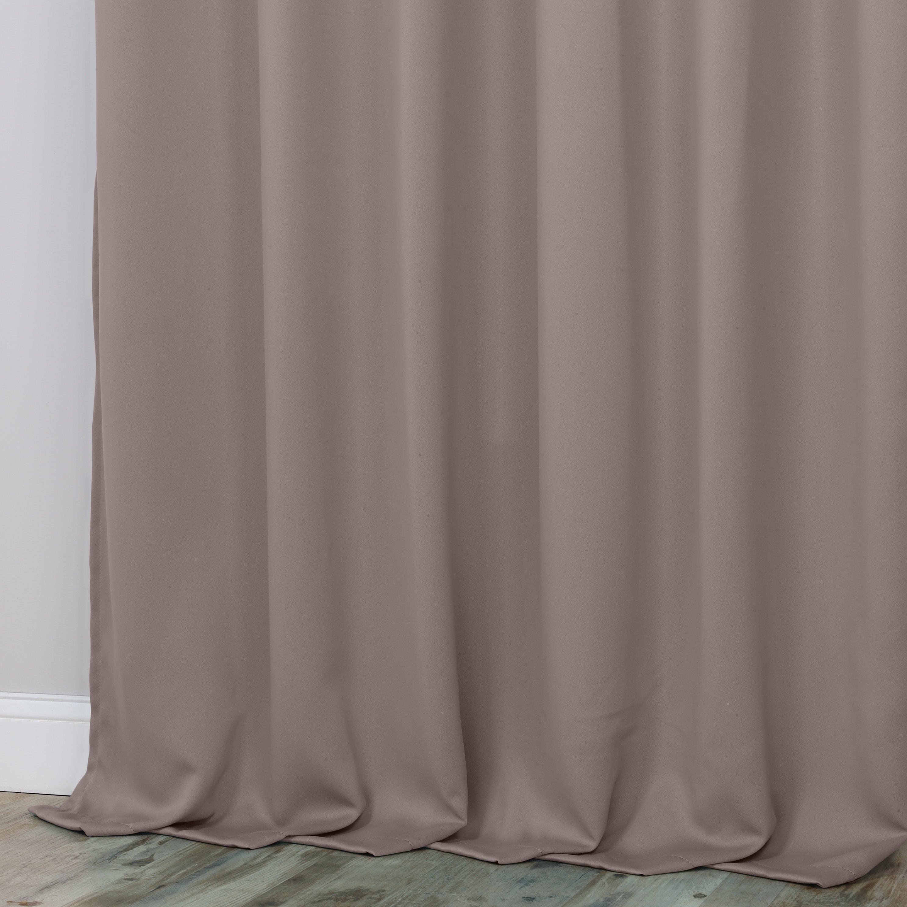 Solid Machine Washable Room Darkening Blackout Curtains, Set of 2 - Omnigoodsstore