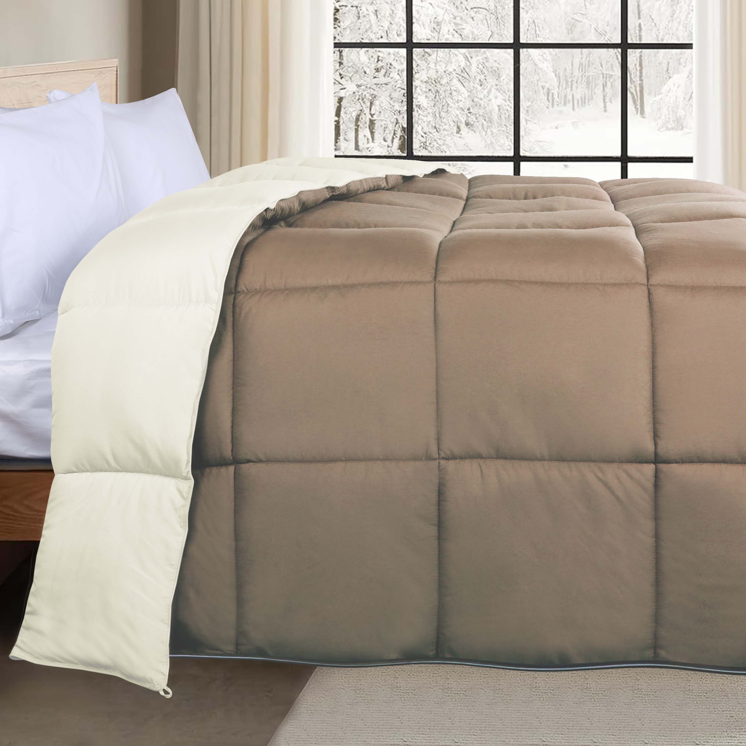 Brushed Microfiber Reversible Comforter - Omnigoodsstore