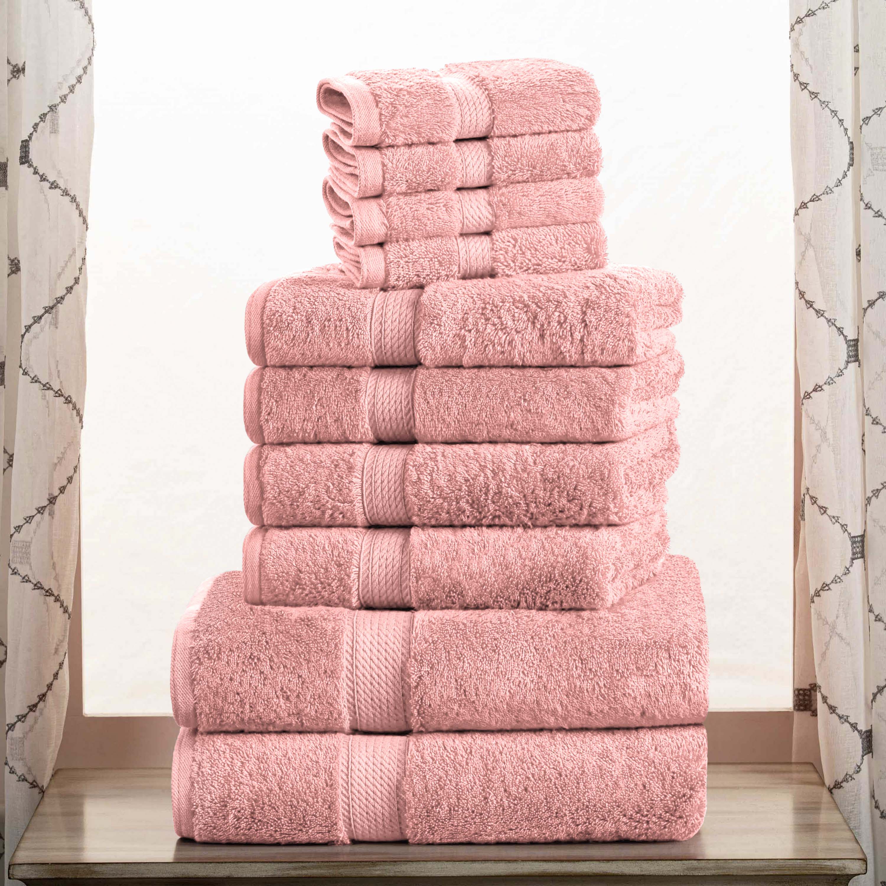 Egyptian Cotton Plush Heavyweight Absorbent Luxury 10 Piece Towel Set - Omnigoodsstore