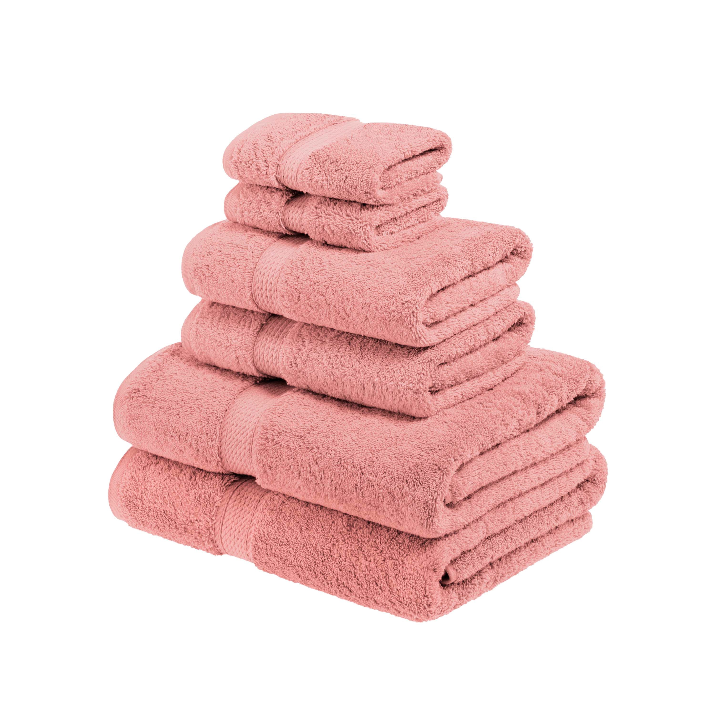 Egyptian Cotton Pile Plush Heavyweight Luxury Soft 6-Piece Towel Set - Omnigoodsstore