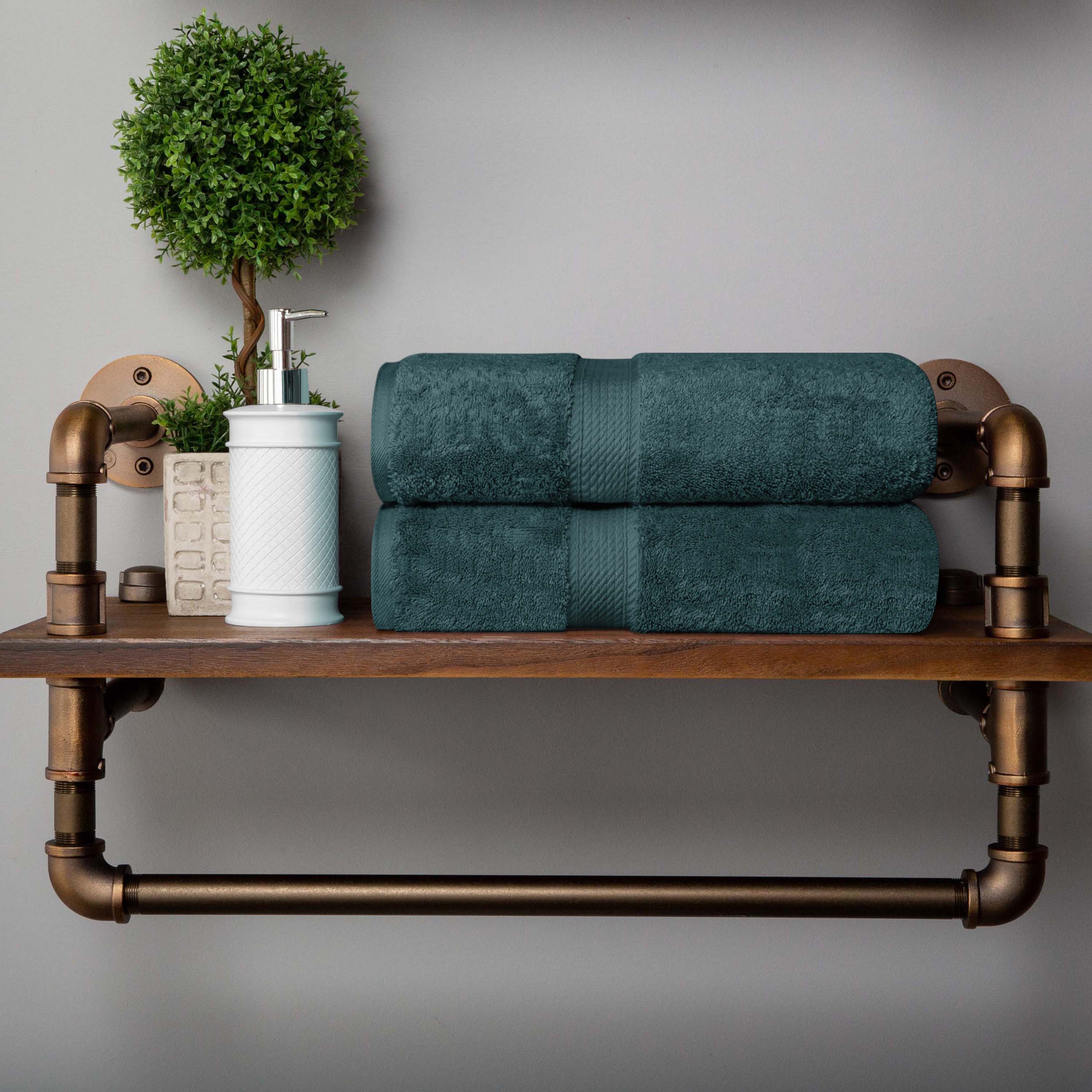 Madison Egyptian Cotton Pile 2 Piece Bath Towel Set - Omnigoodsstore