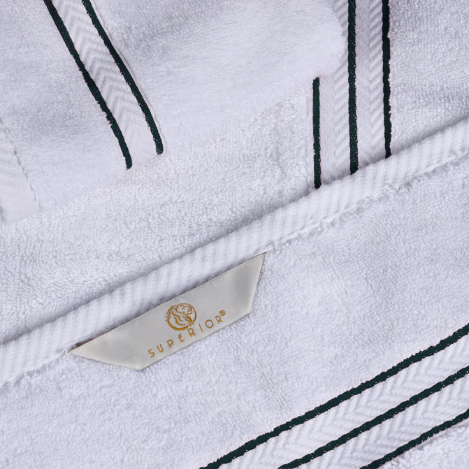 Turkish Cotton Ultra-Plush Absorbent Solid 12-Piece Face Towel Set - Omnigoodsstore