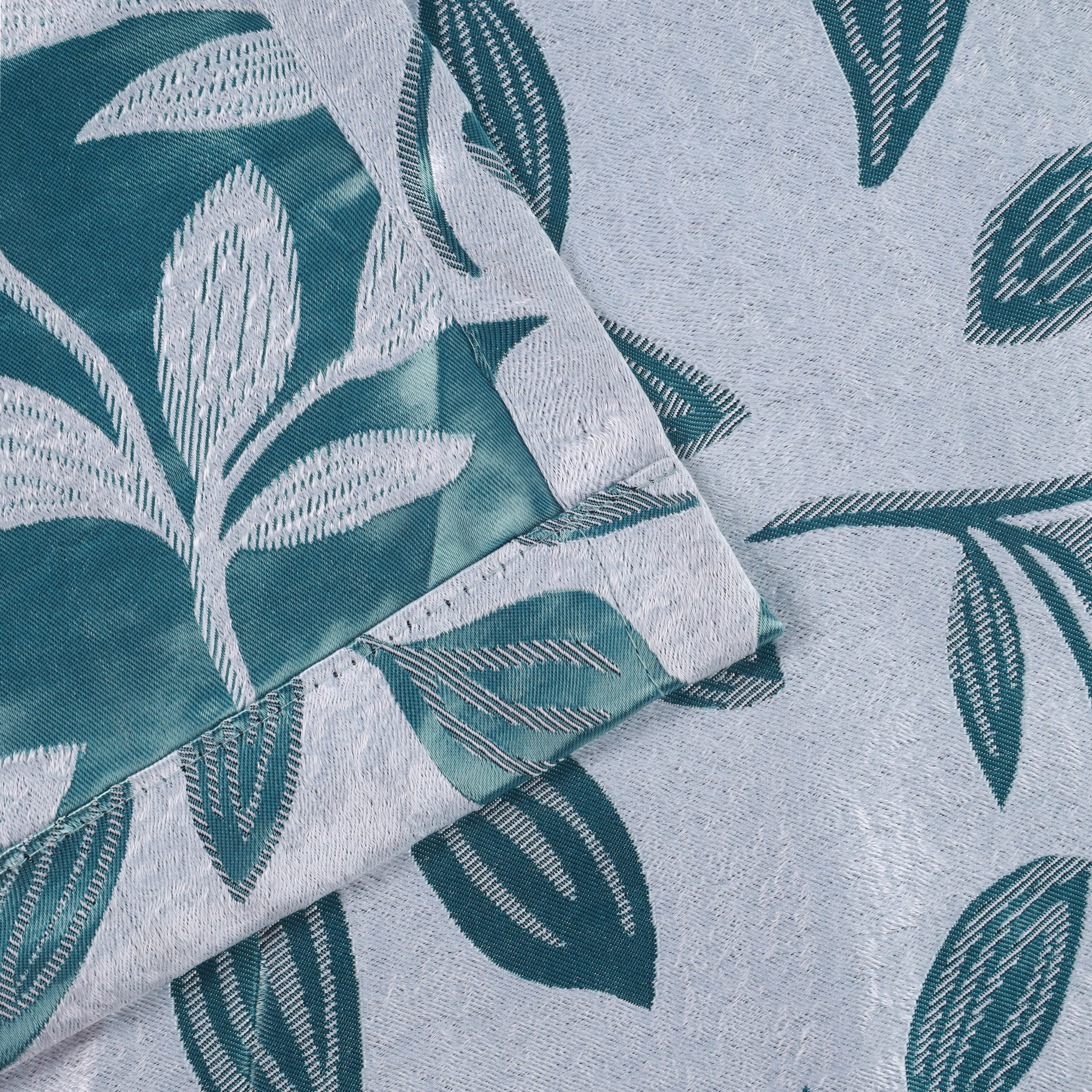 Leaves Machine Washable Room Darkening Blackout Curtains, Set of 2 - Omnigoodsstore