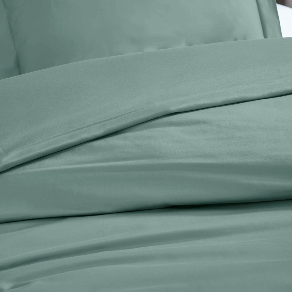 1200 Thread Count Egyptian Solid Cotton Duvet Cover Set - Omnigoodsstore