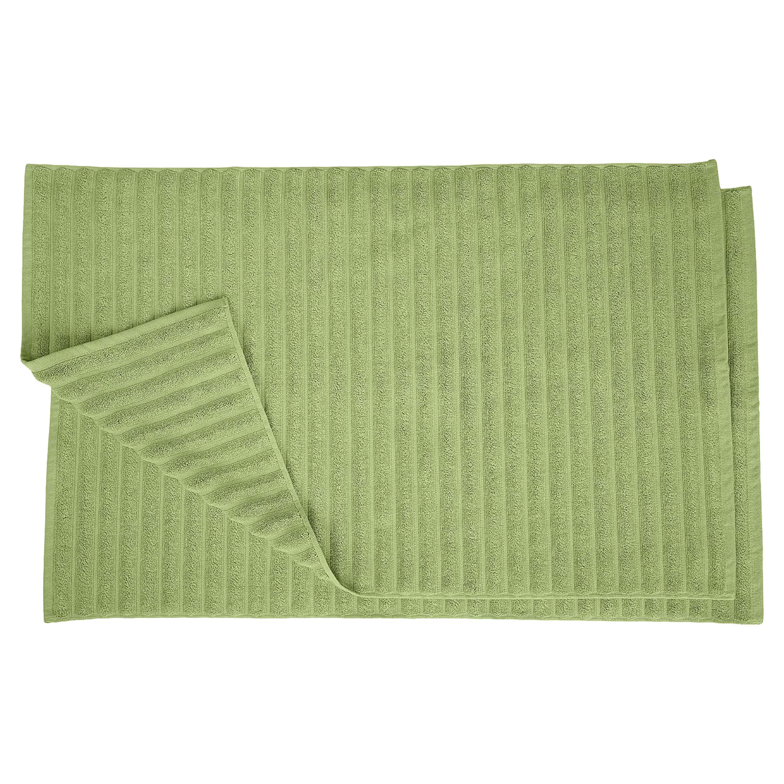 Cotton Eco Friendly 2 Piece Absorbent Bath Mat Set - Omnigoodsstore