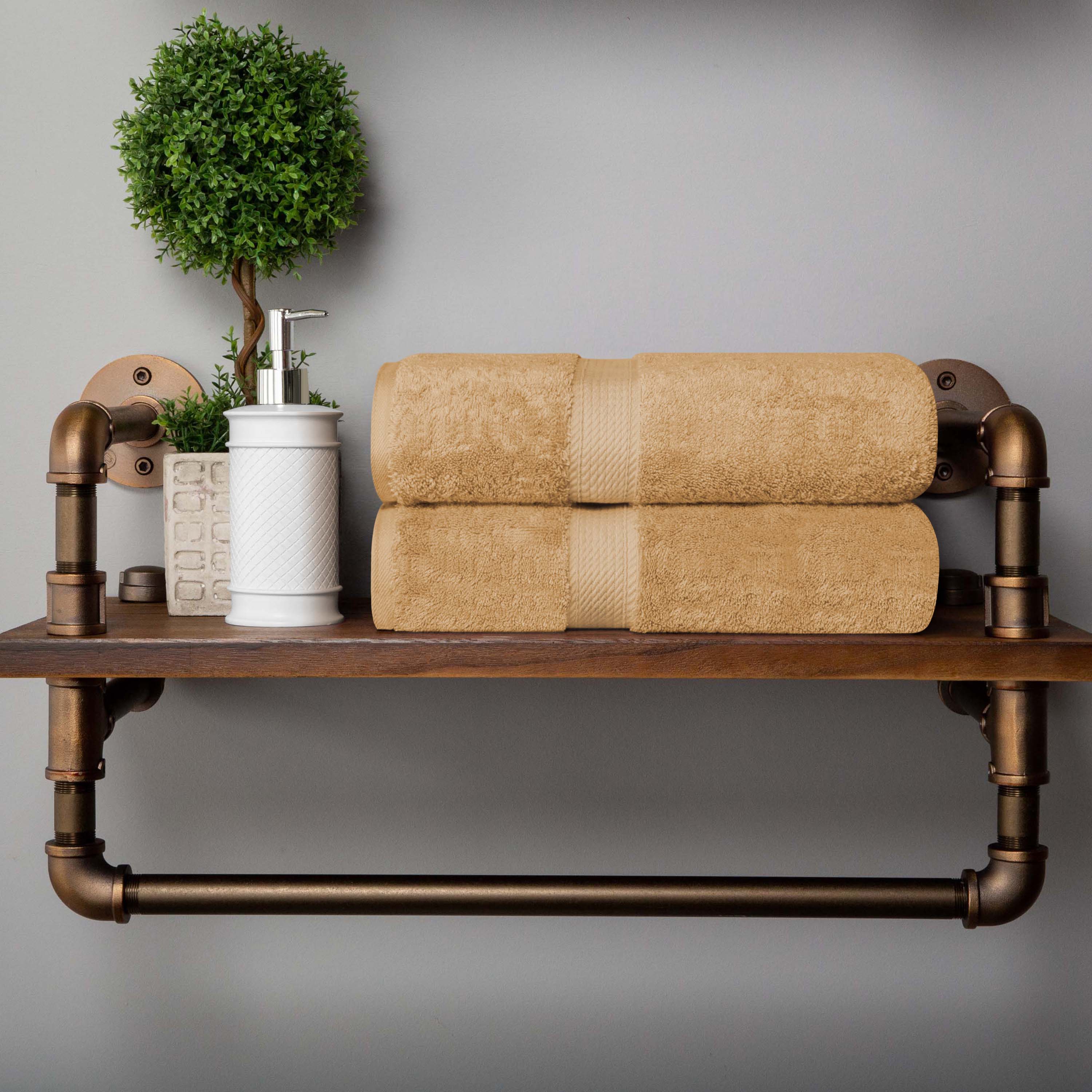 Madison Egyptian Cotton Pile 2 Piece Bath Towel Set - Omnigoodsstore