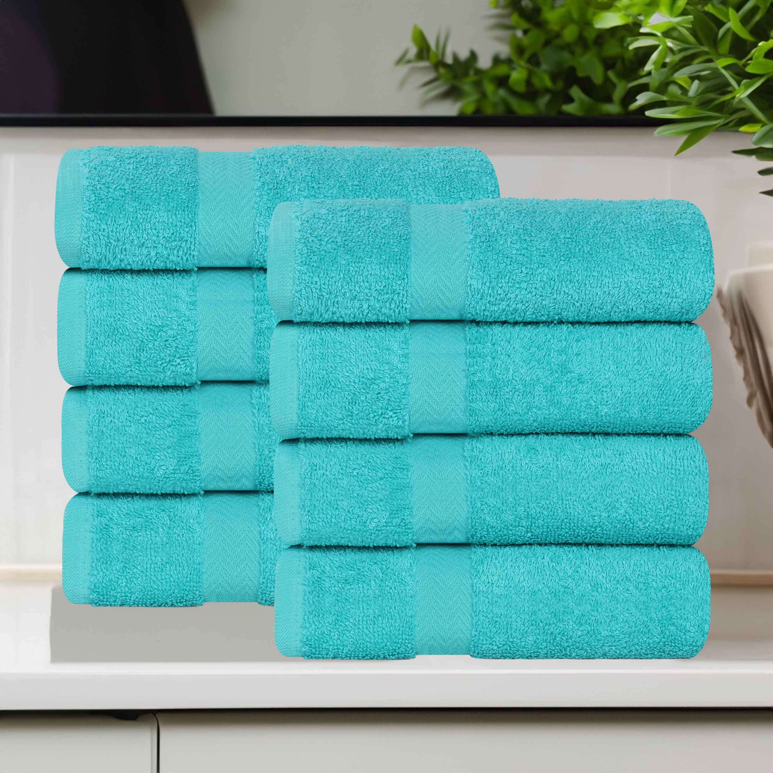 Franklin Cotton Eco Friendly 8 Piece Hand Towel Set - Omnigoodsstore