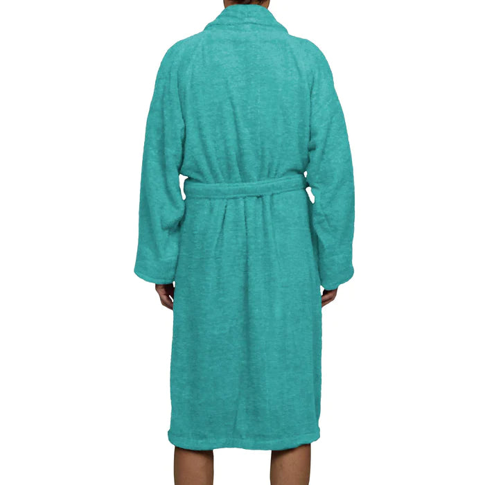 Cotton Ultra Soft Terry Adult Unisex Lightweight Luxury Bathrobe - Omnigoodsstore