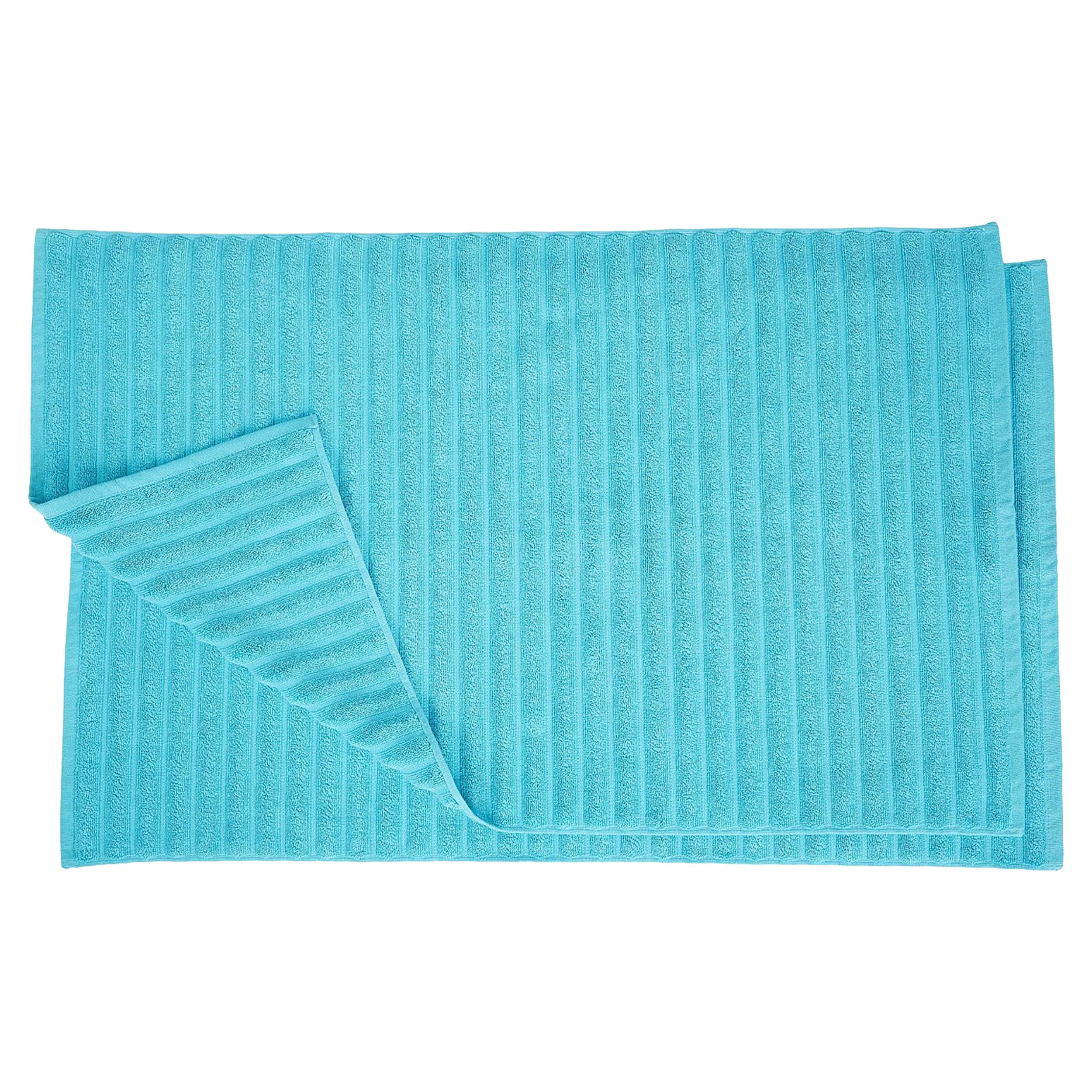 Cotton Eco Friendly 2 Piece Absorbent Bath Mat Set - Omnigoodsstore