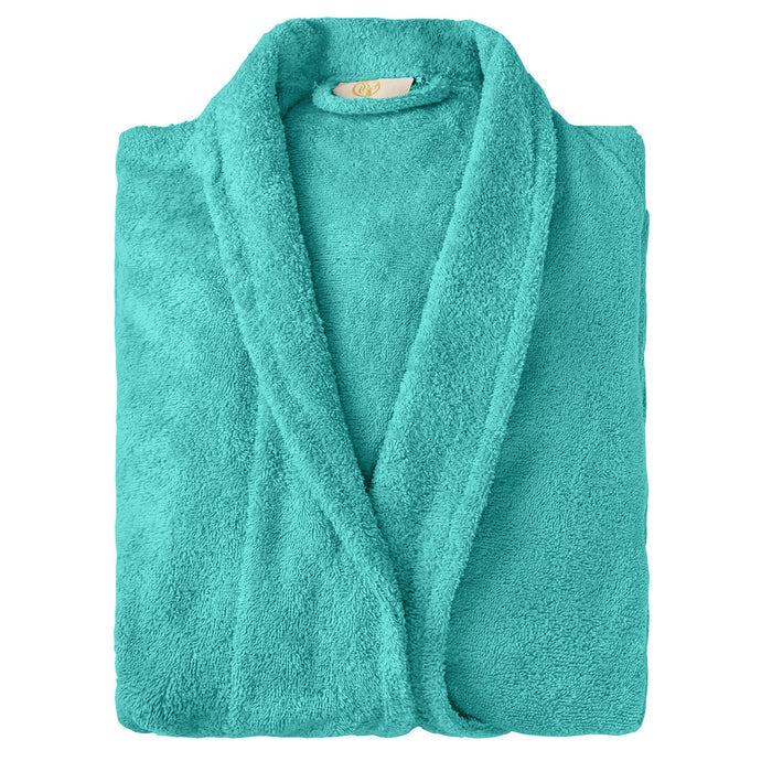 Cotton Ultra Soft Terry Adult Unisex Lightweight Luxury Bathrobe - Omnigoodsstore