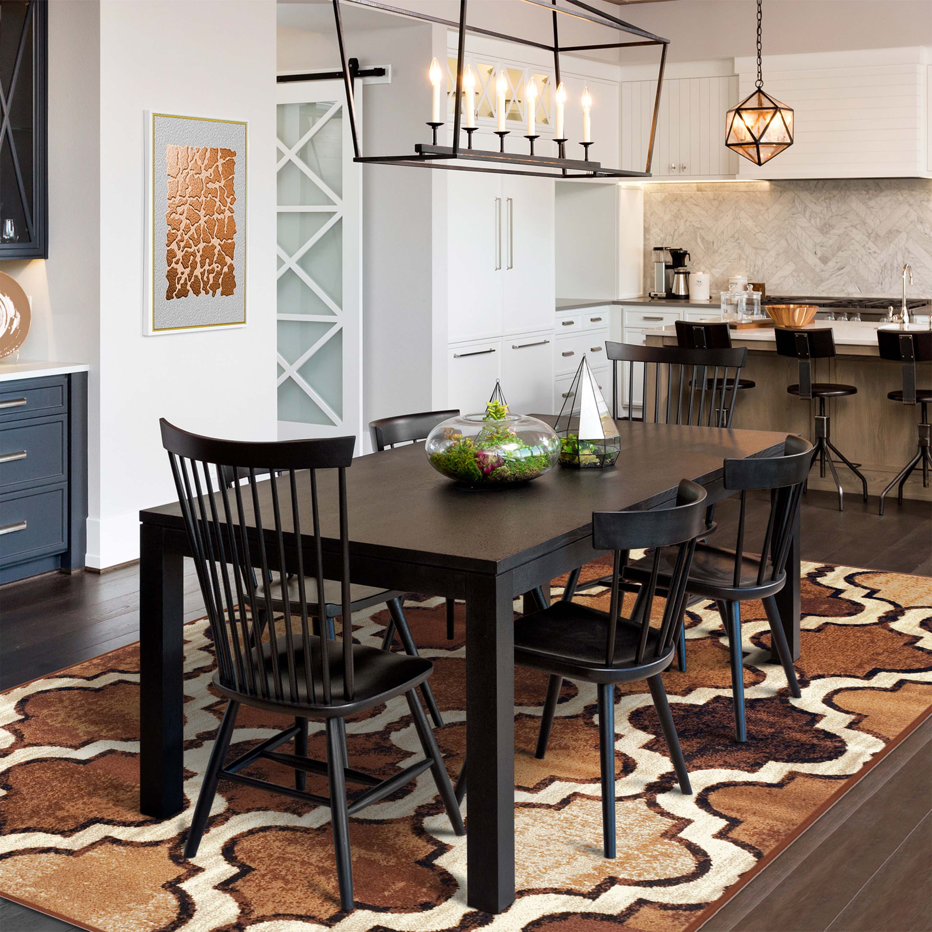 Viking Geometric Trellis Indoor Area Rugs or Runner Rug - Omnigoodsstore