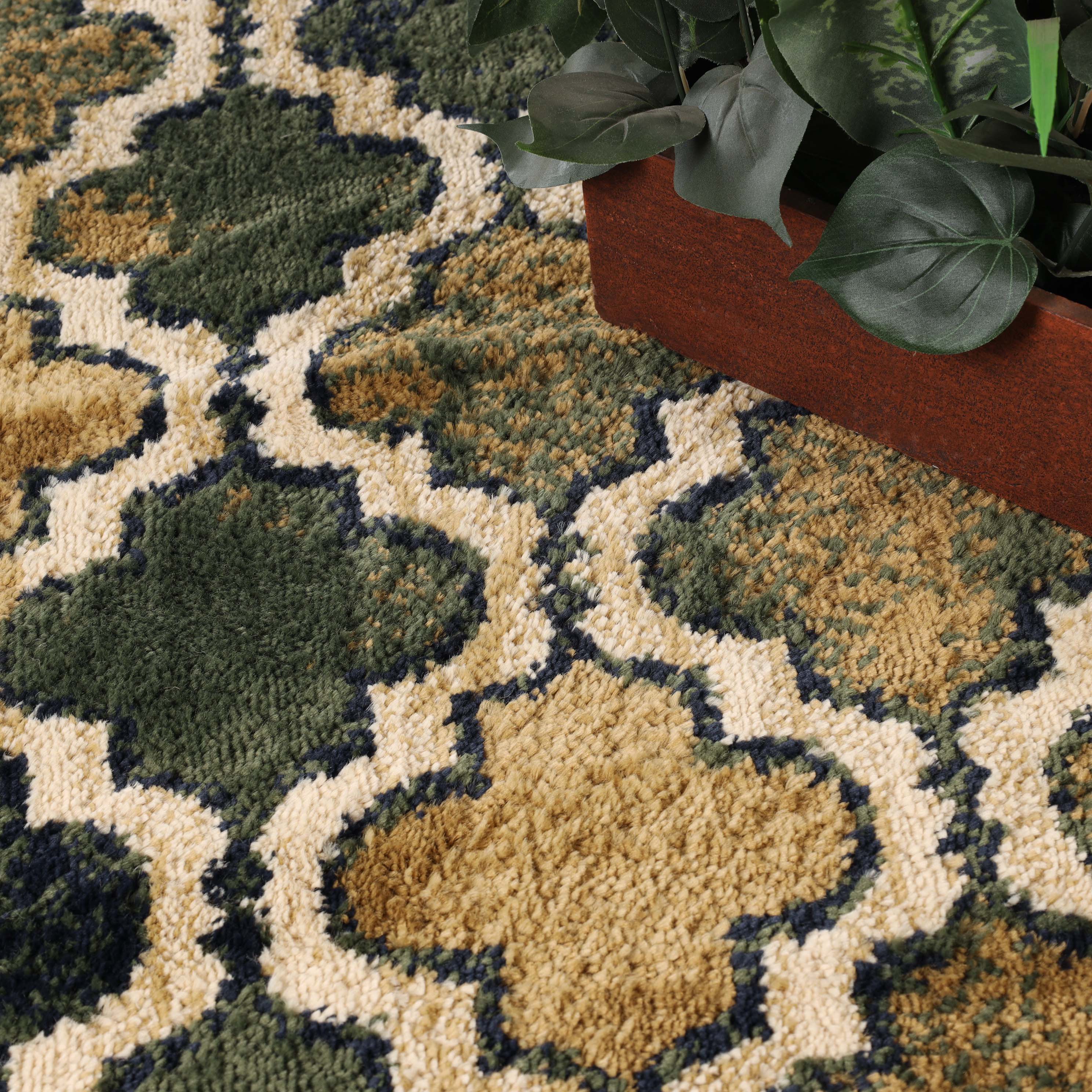 Viking Geometric Trellis Indoor Area Rugs or Runner Rug - Omnigoodsstore