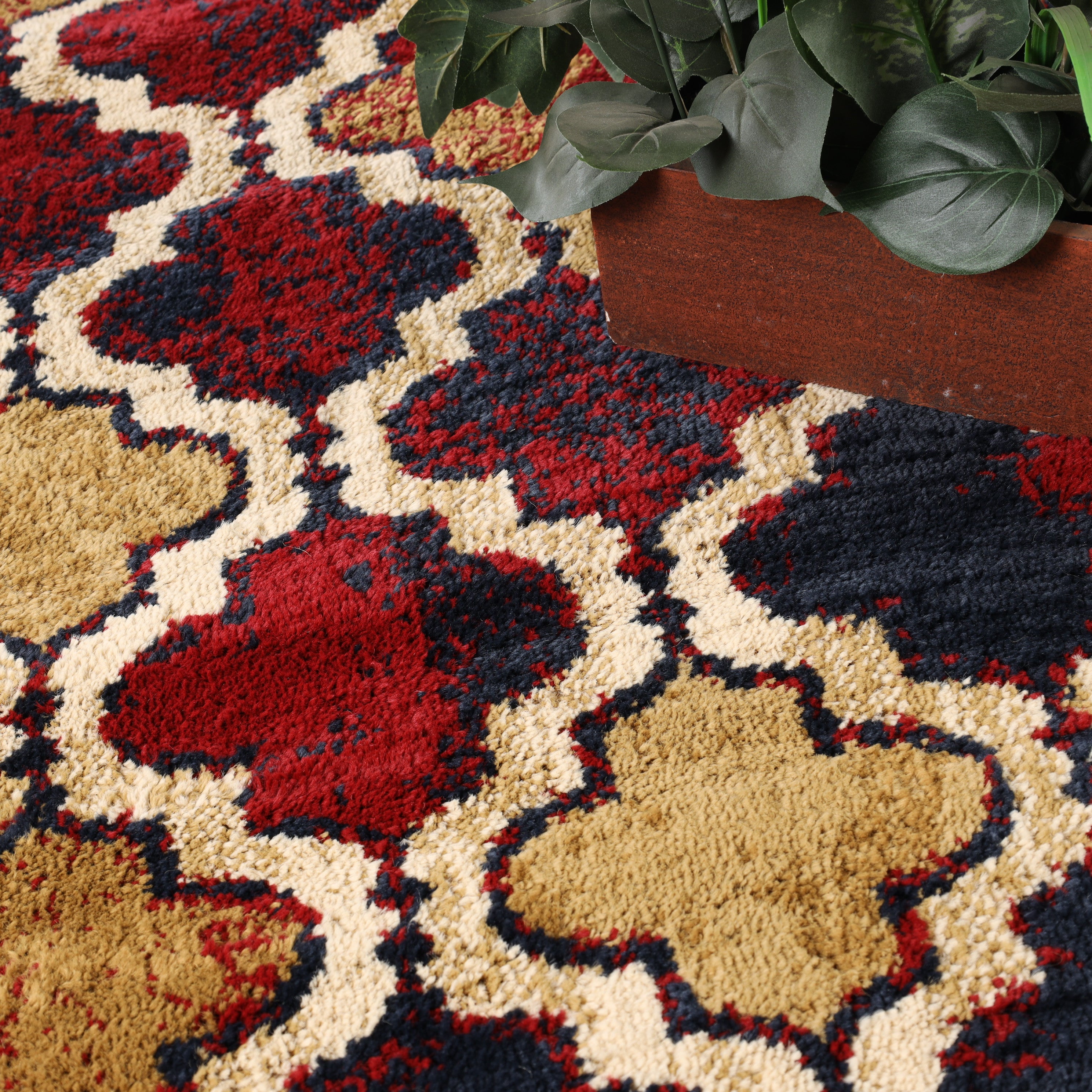 Viking Geometric Trellis Indoor Area Rugs or Runner Rug - Omnigoodsstore