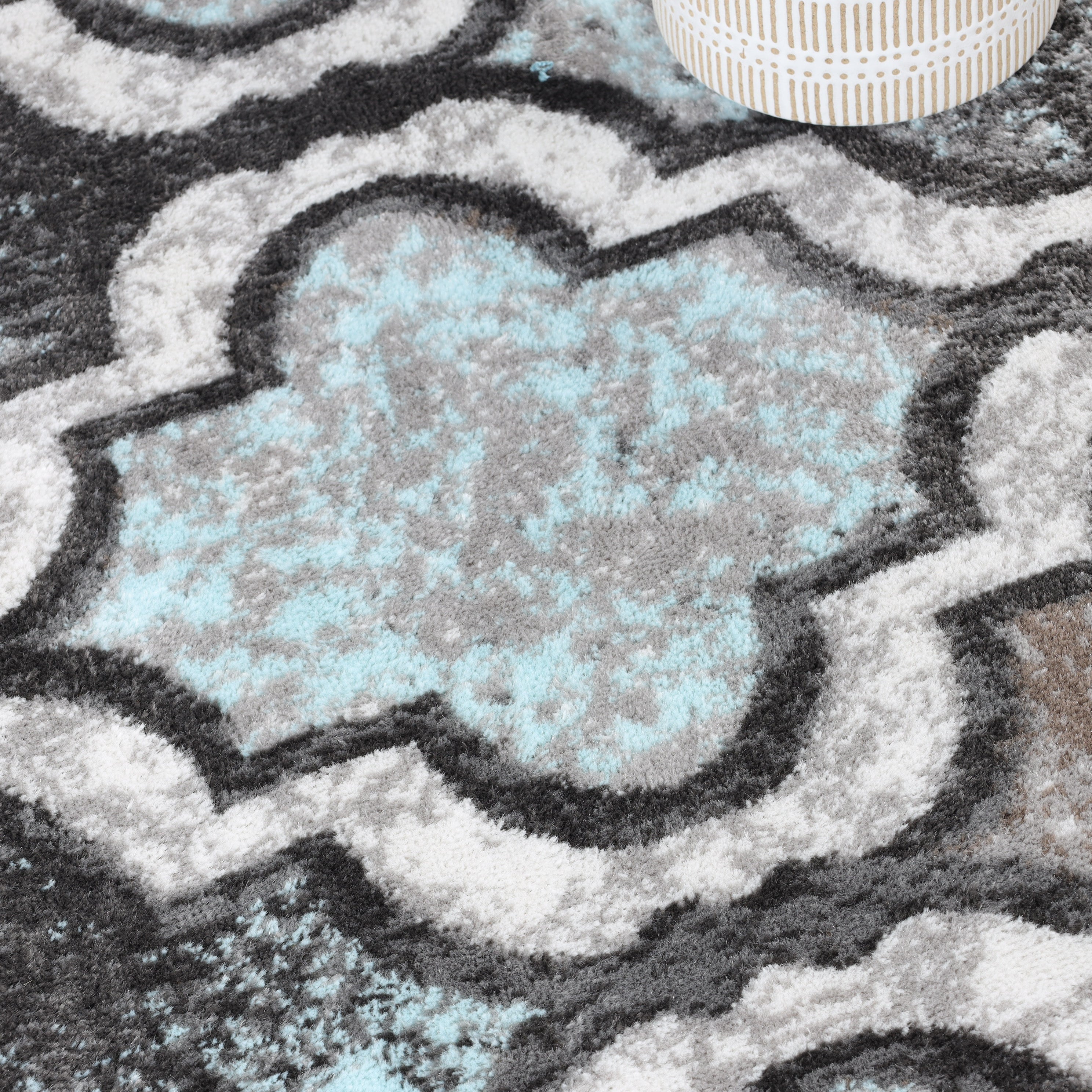 Viking Geometric Trellis Indoor Area Rugs or Runner Rug - Omnigoodsstore