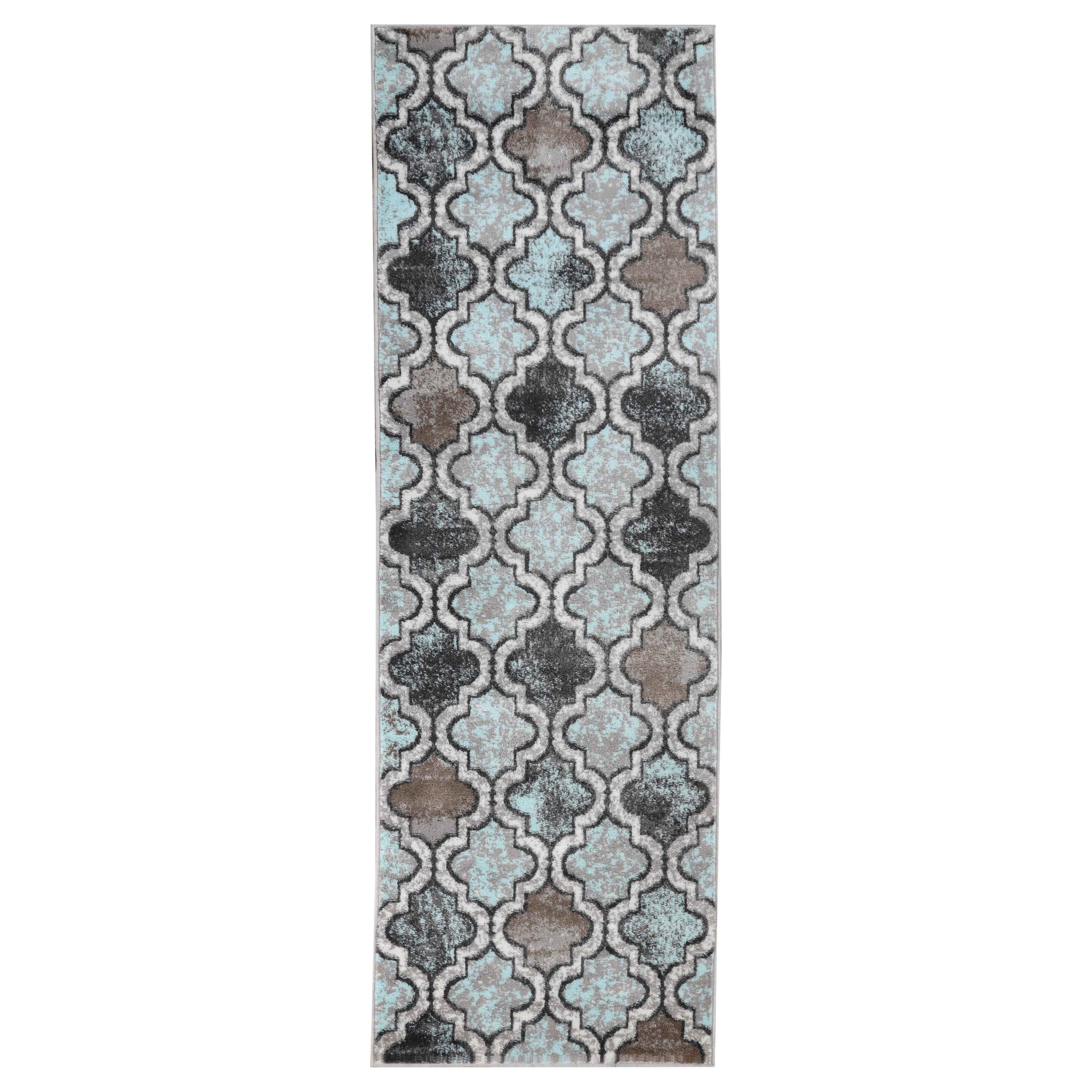 Viking Geometric Trellis Indoor Area Rugs or Runner Rug - Omnigoodsstore
