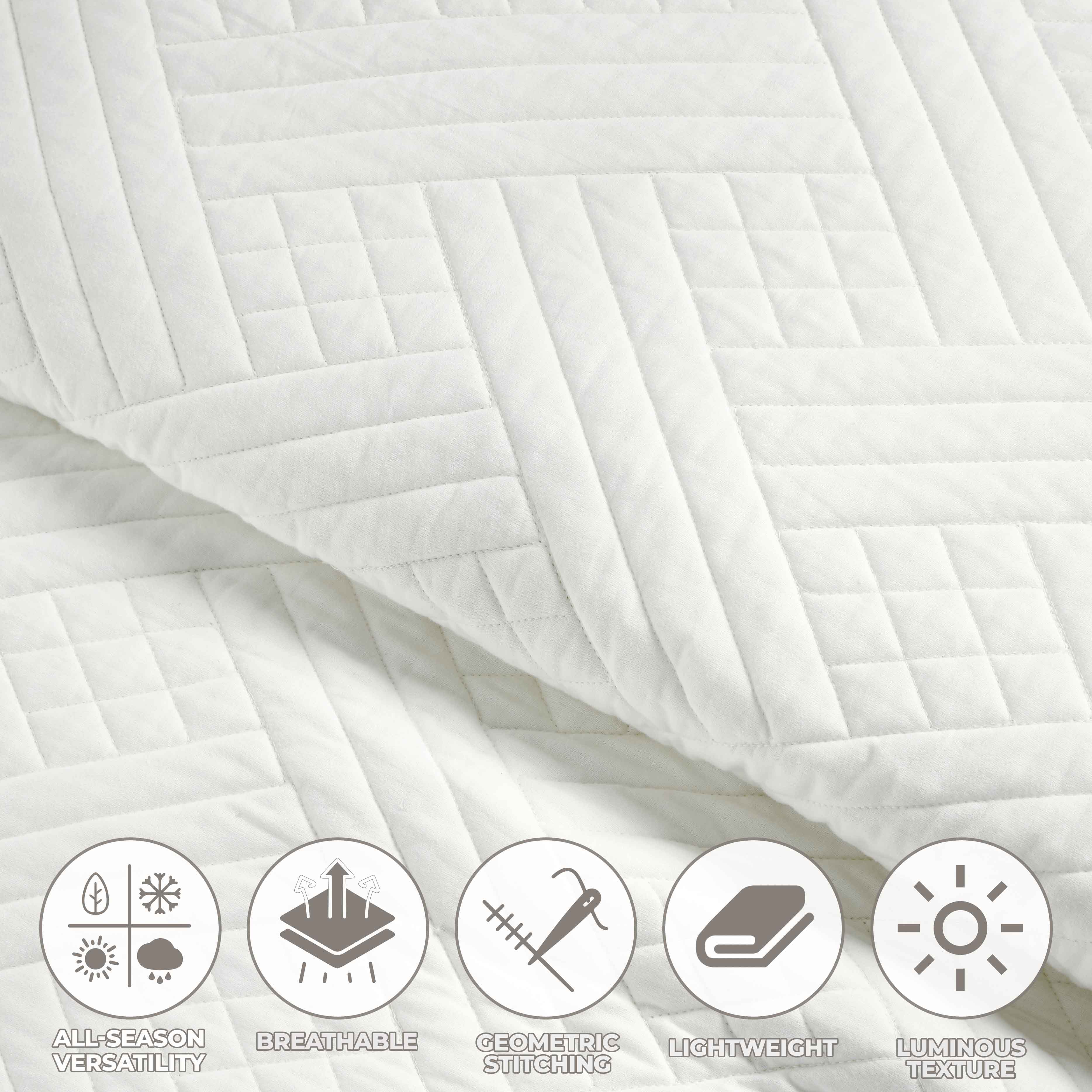 Karina Cotton Velvet Lightweight Quilt and Sham Set - Omnigoodsstore