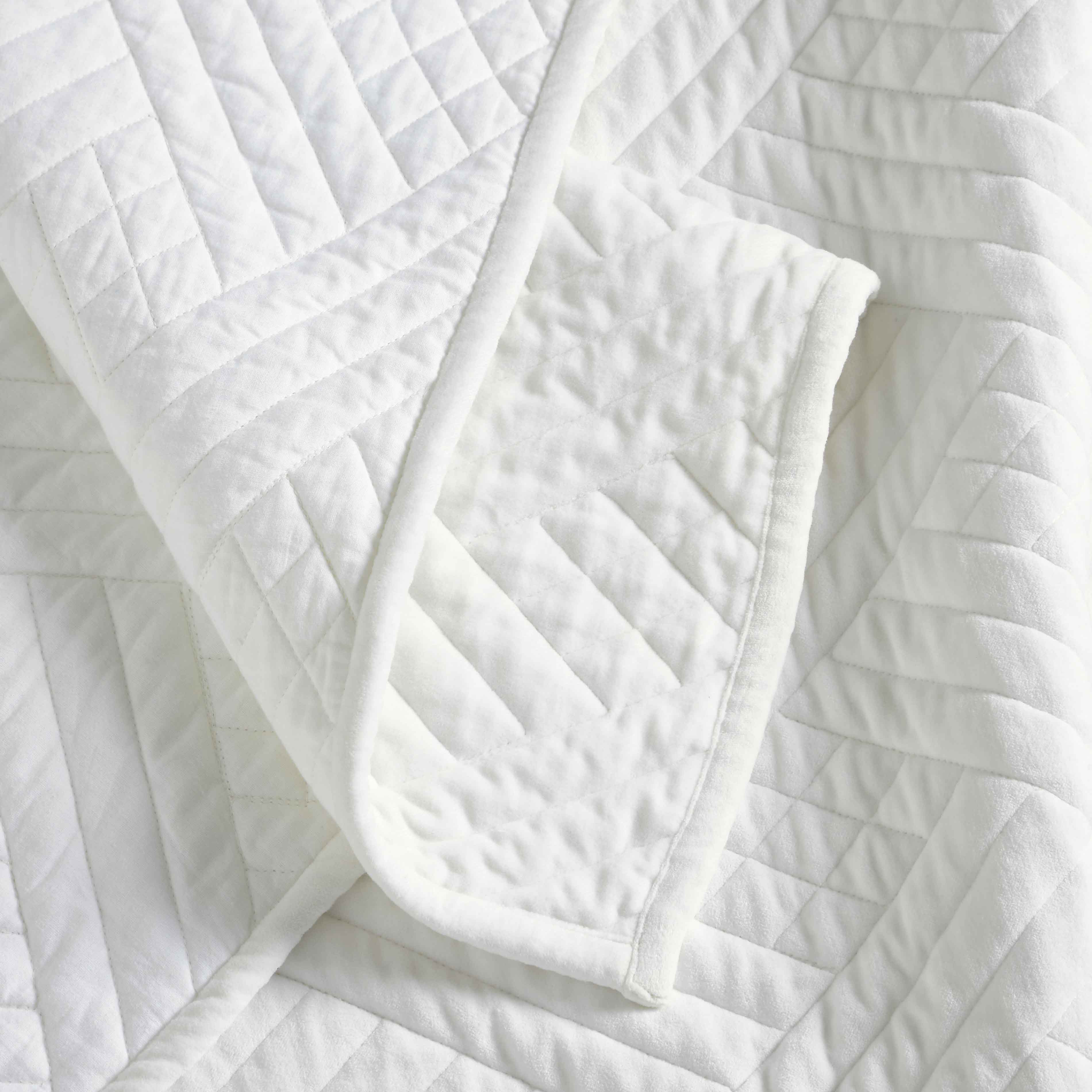 Karina Cotton Velvet Lightweight Quilt and Sham Set - Omnigoodsstore