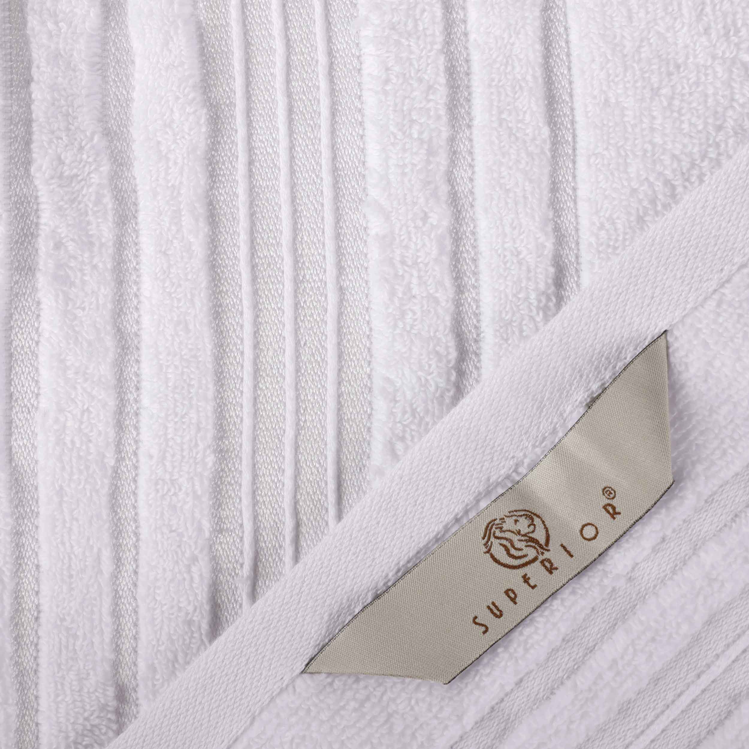 Sadie Zero Twist Cotton Solid and Jacquard Floral Hand Towel Set of 6 - Omnigoodsstore