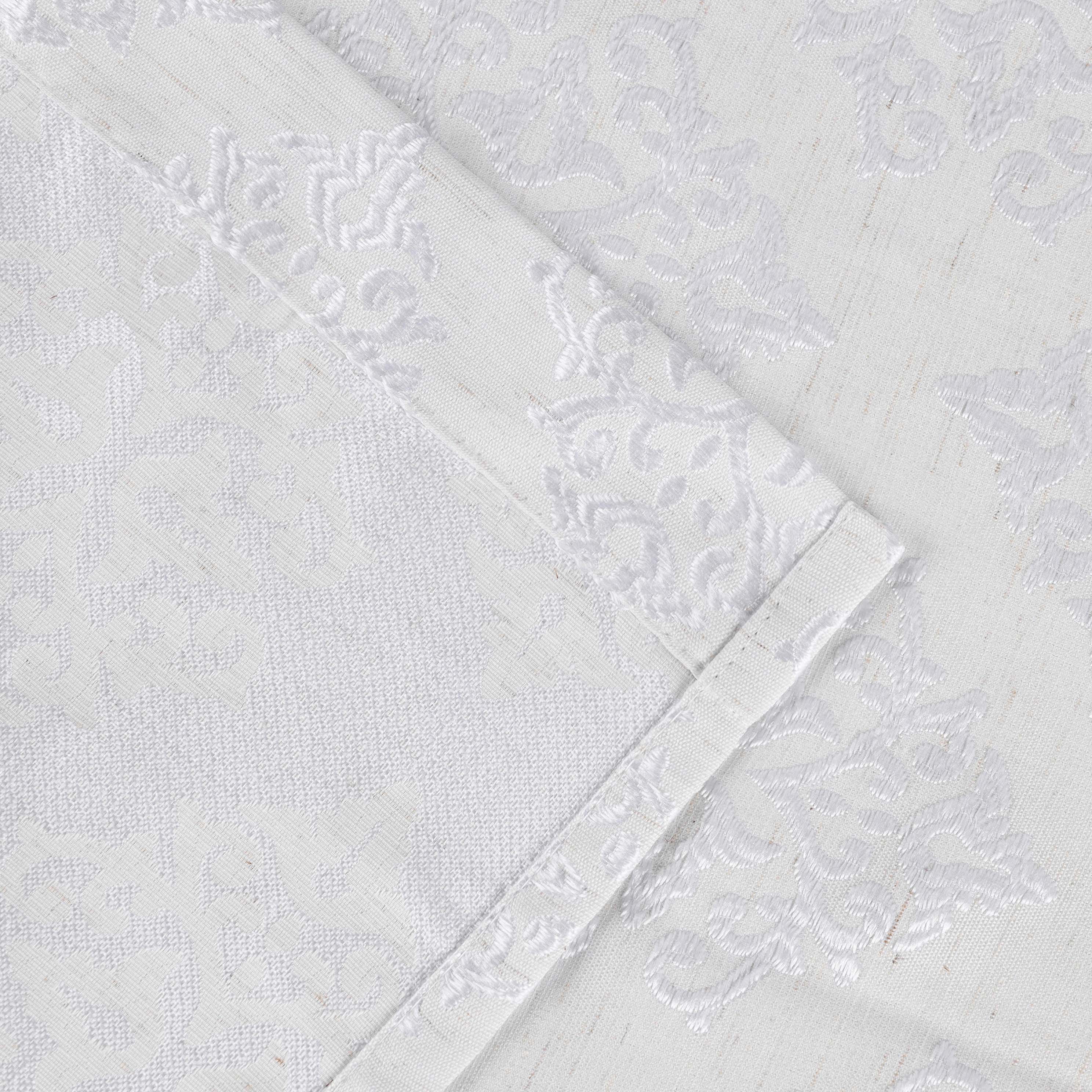 Venetian Damask Jacquard Curtain Panels, Set of 2 - Omnigoodsstore