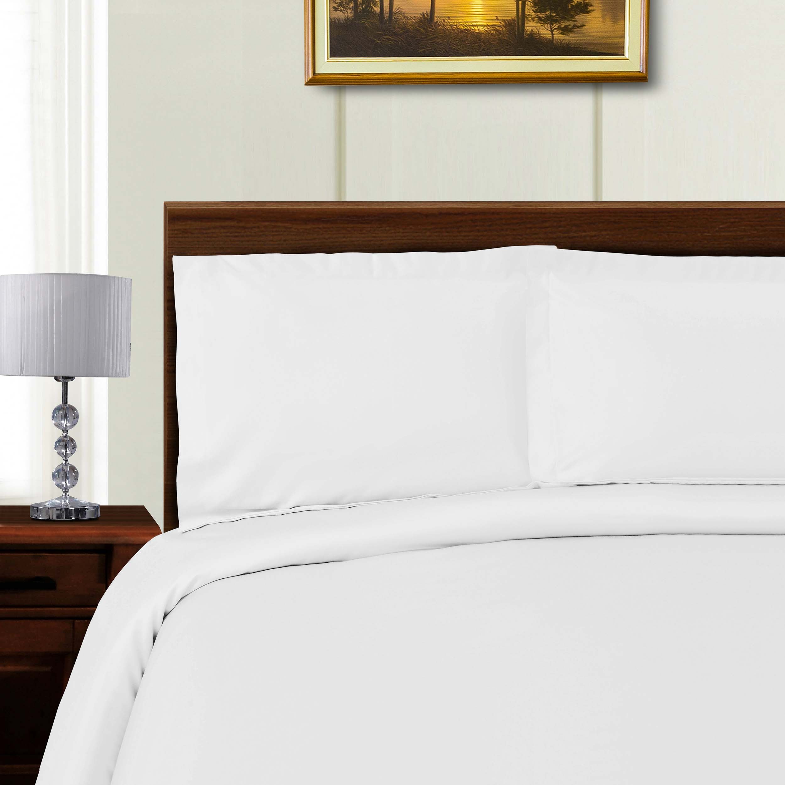 1000 Thread Count Wrinkle Resistant Solid Duvet Cover Set - Omnigoodsstore