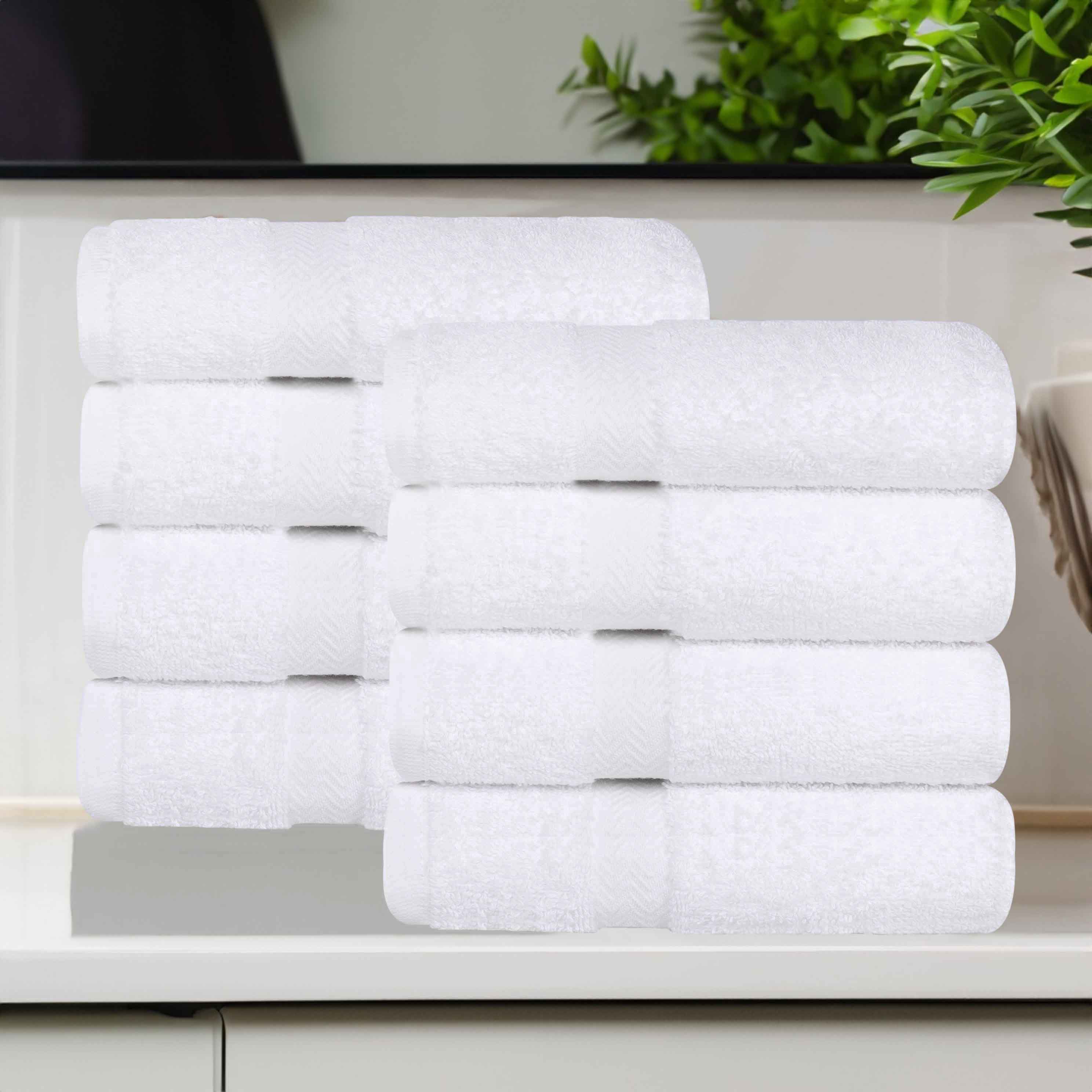 Franklin Cotton Eco Friendly 8 Piece Hand Towel Set - Omnigoodsstore