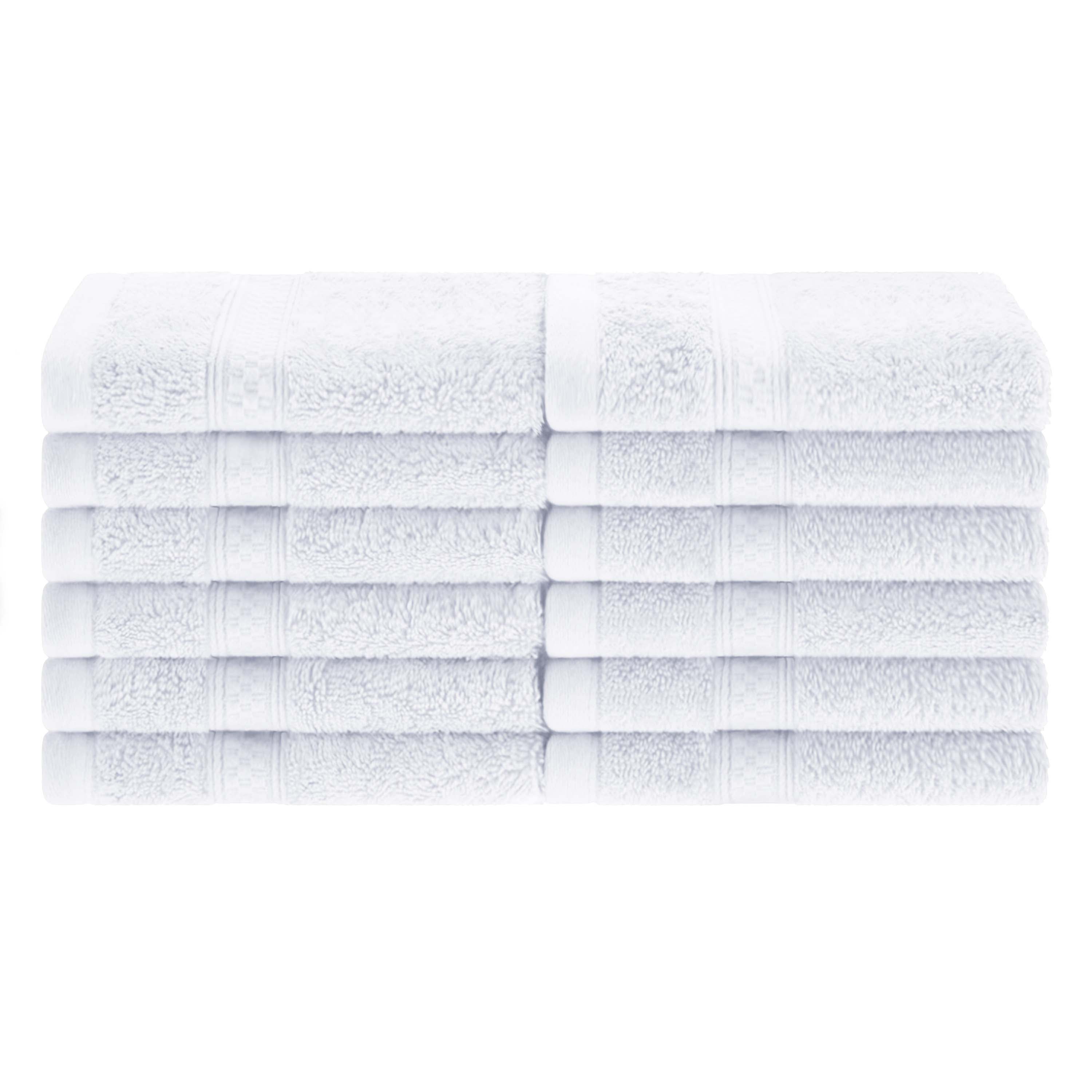 Rayon from Bamboo Blend Solid 12 Piece Face Towel Set - Omnigoodsstore
