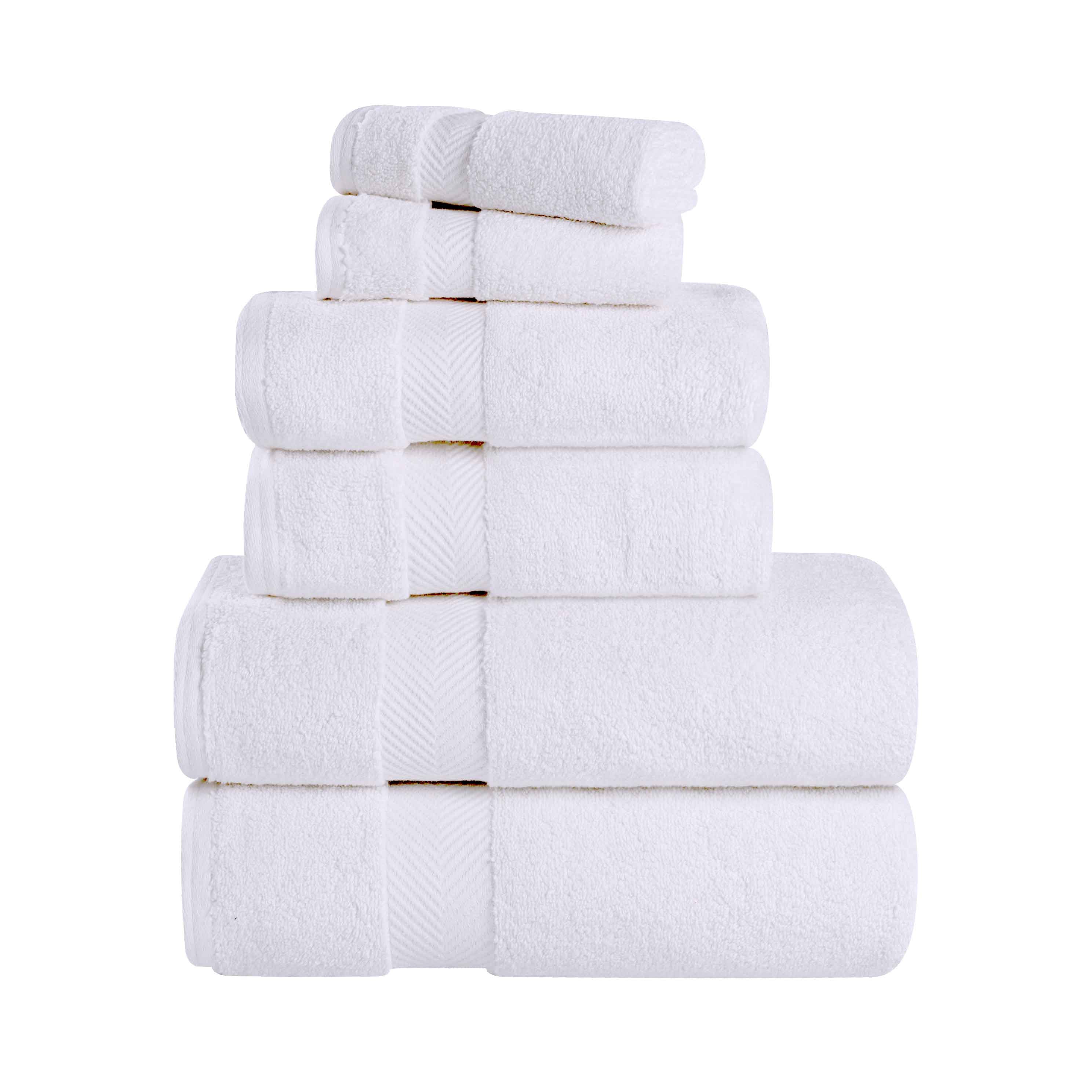 Zurich Cotton Zero Twist 6 Piece Towel Set - Omnigoodsstore