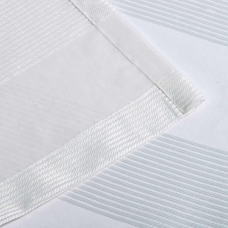 Dalisto Rope Textured Sheer Curtain Set of 2 with Grommet Top Header - Omnigoodsstore