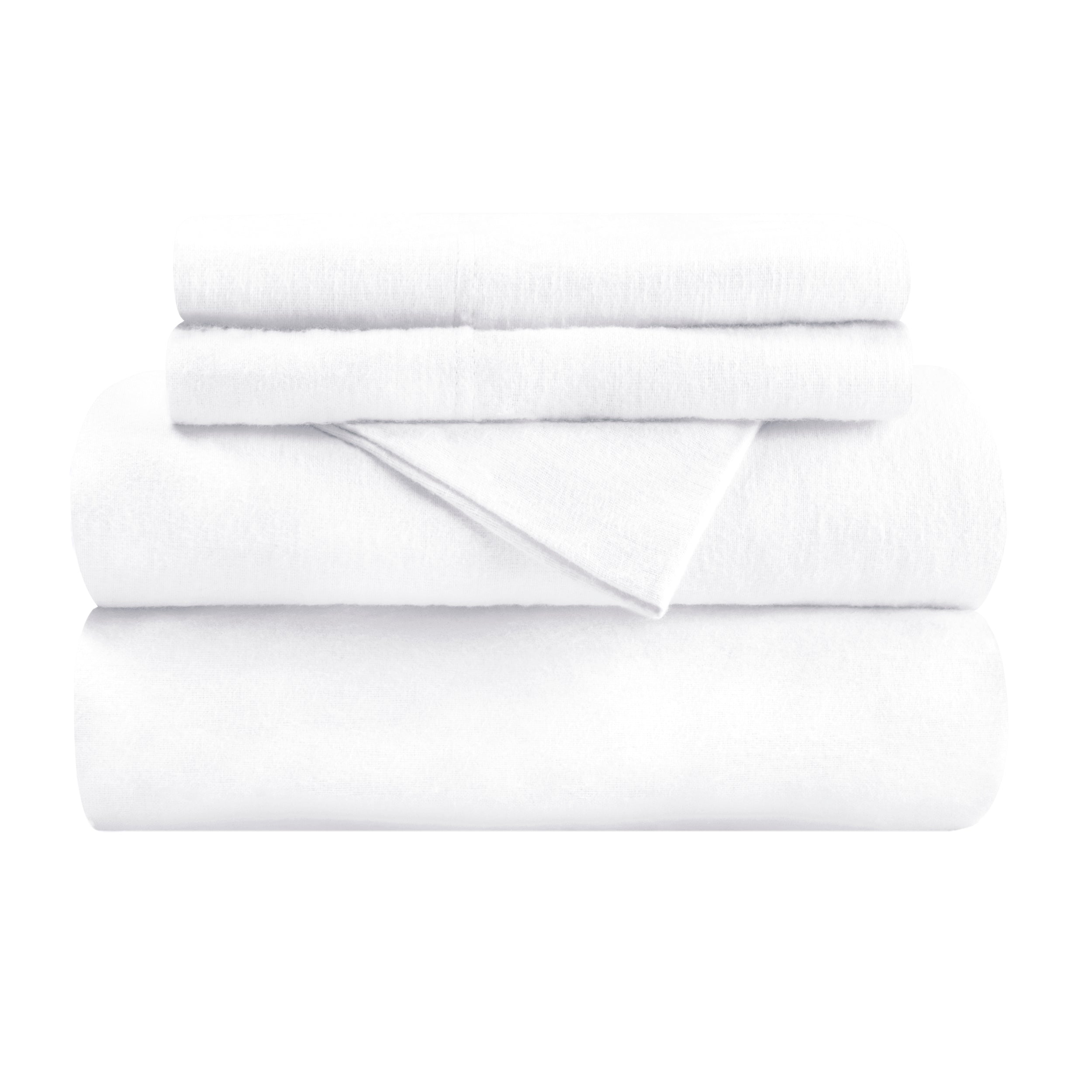 Flannel Cotton Modern Solid Deep Pocket Bed Sheet Set - Omnigoodsstore