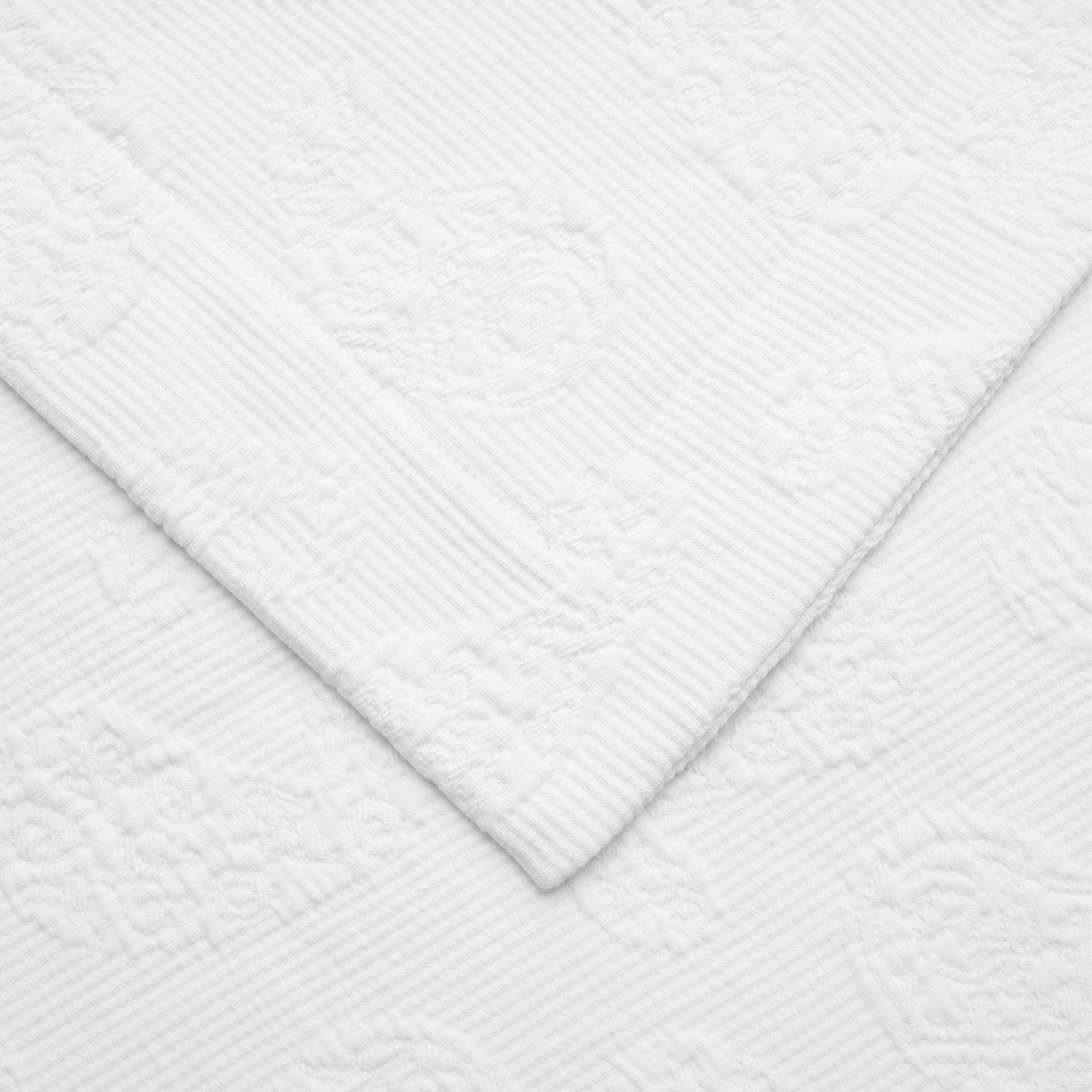 Jacquard Matelassé Paisley Floral Cotton Bedspread Set - Omnigoodsstore